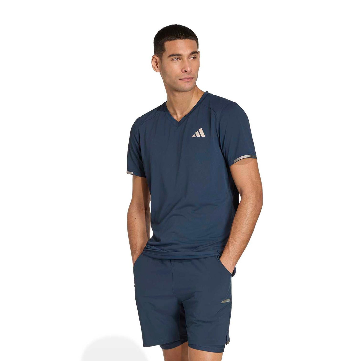 adidas Freelift Pro Tričko Muži - modro-šedá, stříbrná