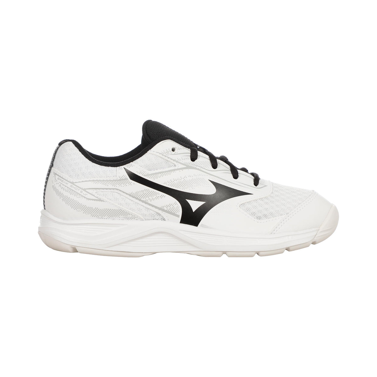 Mizuno Break Shot 5 Obuv na koberce Děti - bílá, černá