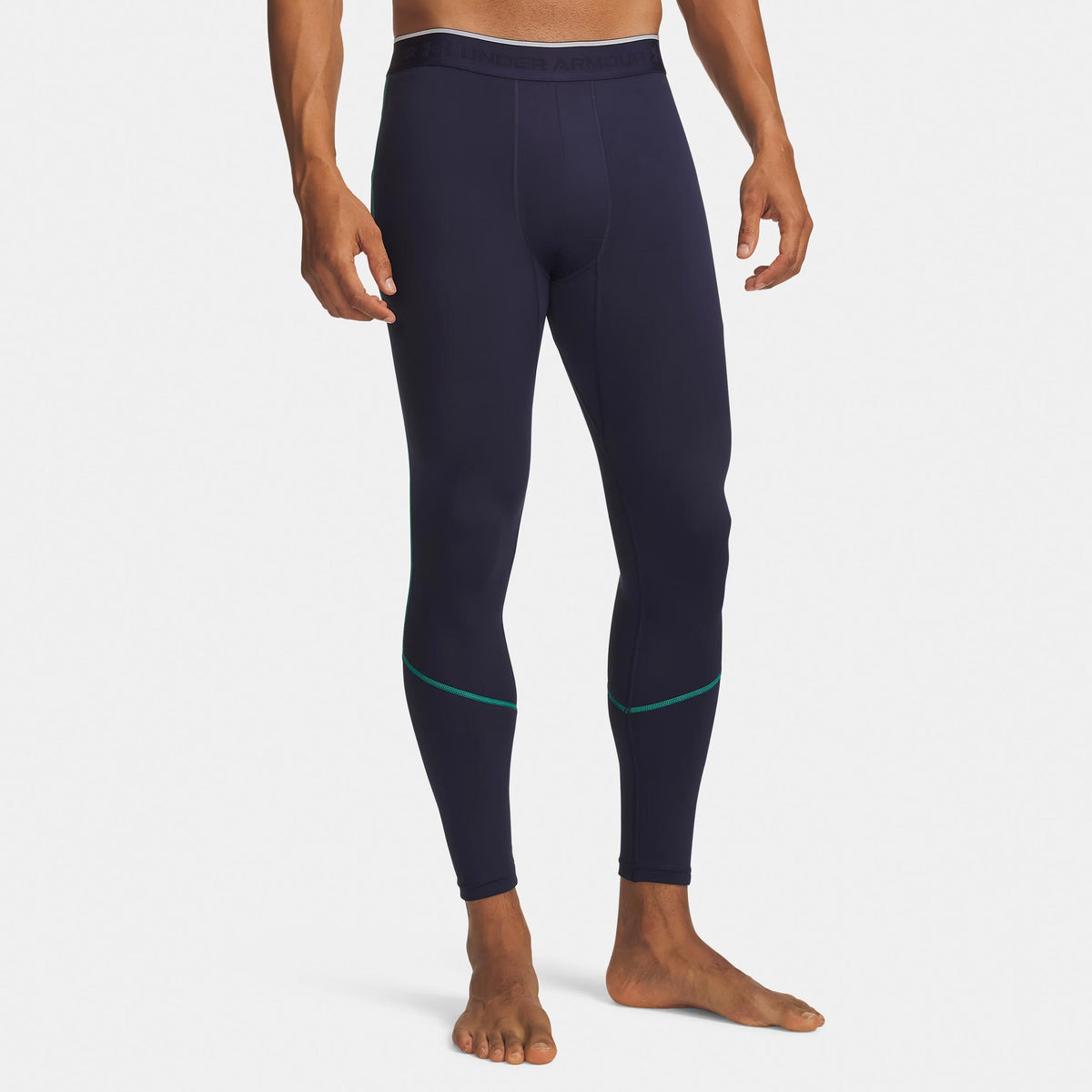 Under Armour Coldgear Elite  Těsné Muži - modrá, stříbrná