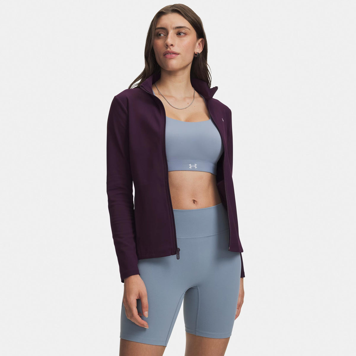 Under Armour Motion Full-Zip Mikina s kapucí Dámy - lila, stará ružová