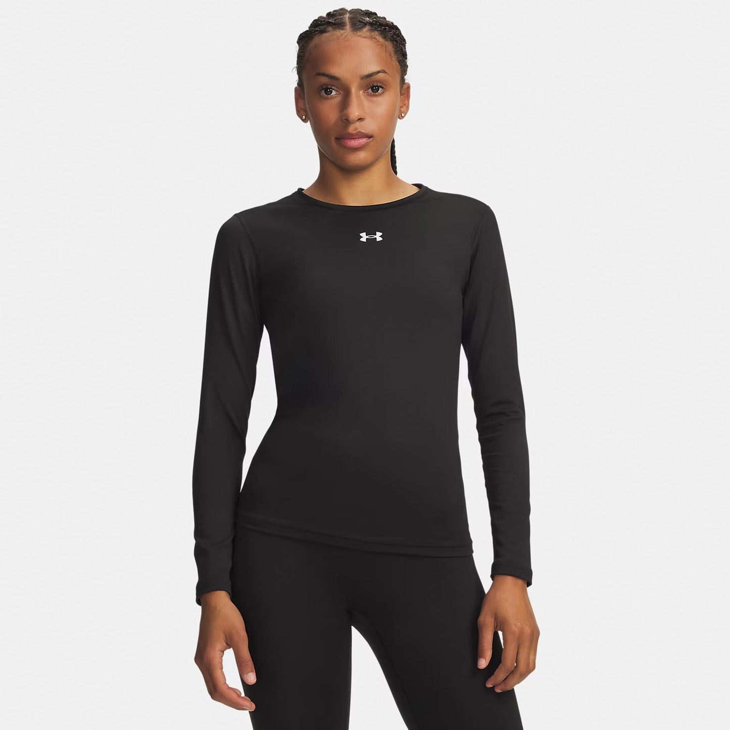 Under Armour ColdGear Crew S dlouhým rukávem Dámy - černá, bílá