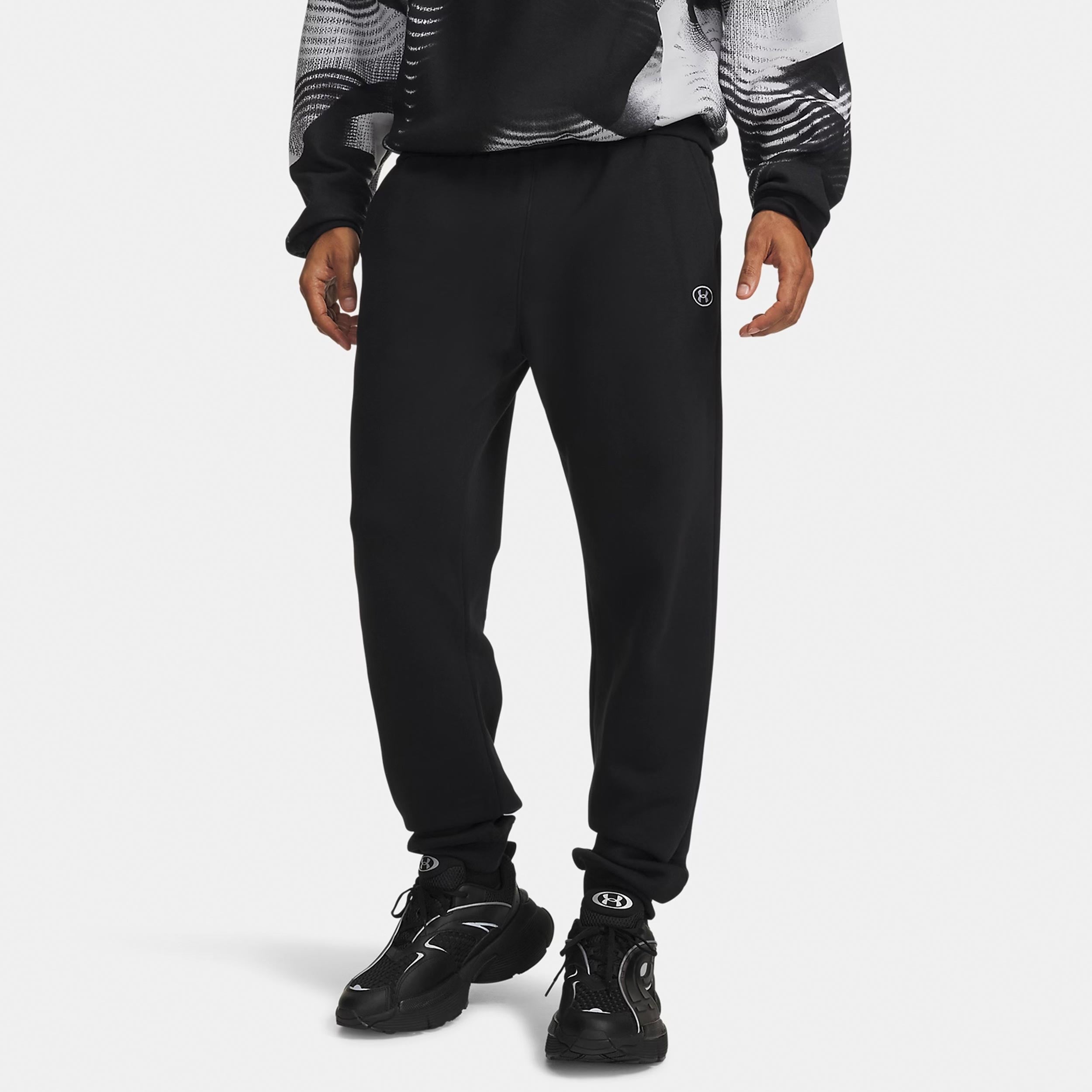 Under Armour Rival Fleece Tréninkové kalhoty Muži - černá, bílá