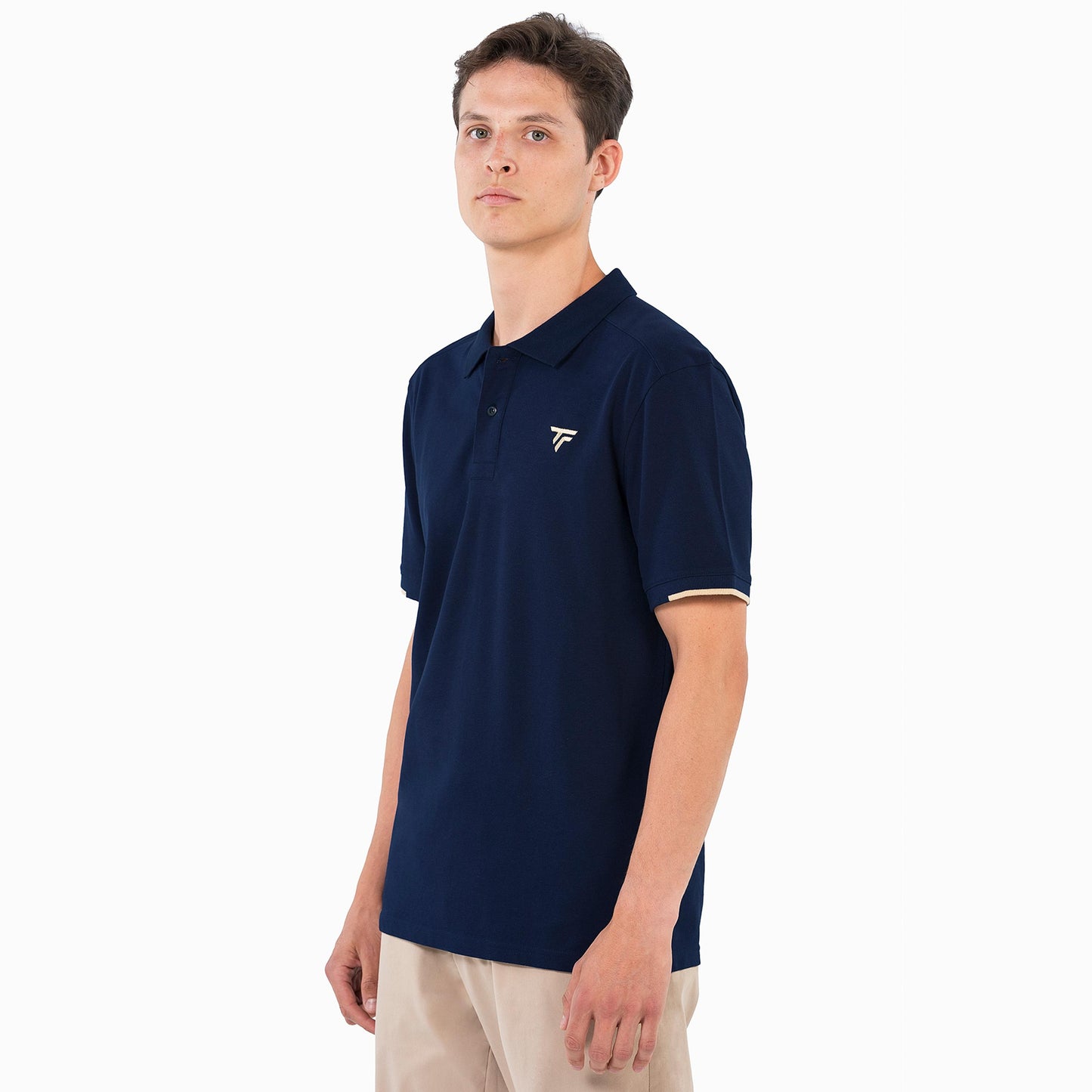 Tecnifibre Pique Tričko Muži - tmavě modrá