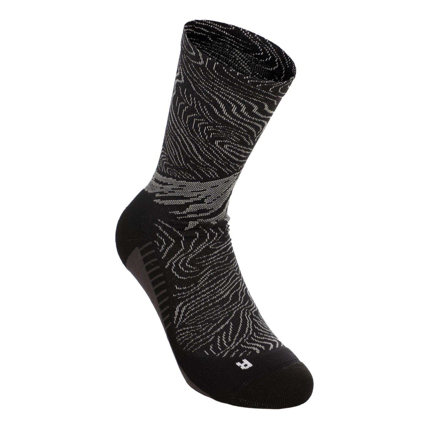 ASICS Fujitrail Graphic Crew  Running socks - černá, šedá