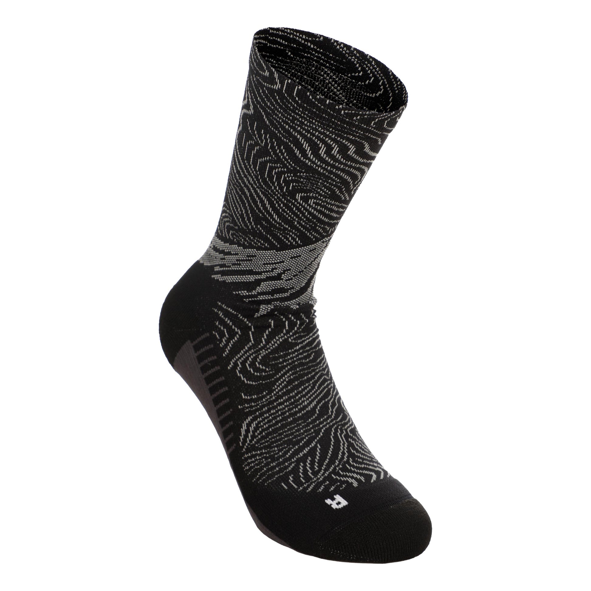 ASICS Fujitrail Graphic Crew  Running socks - černá, šedá