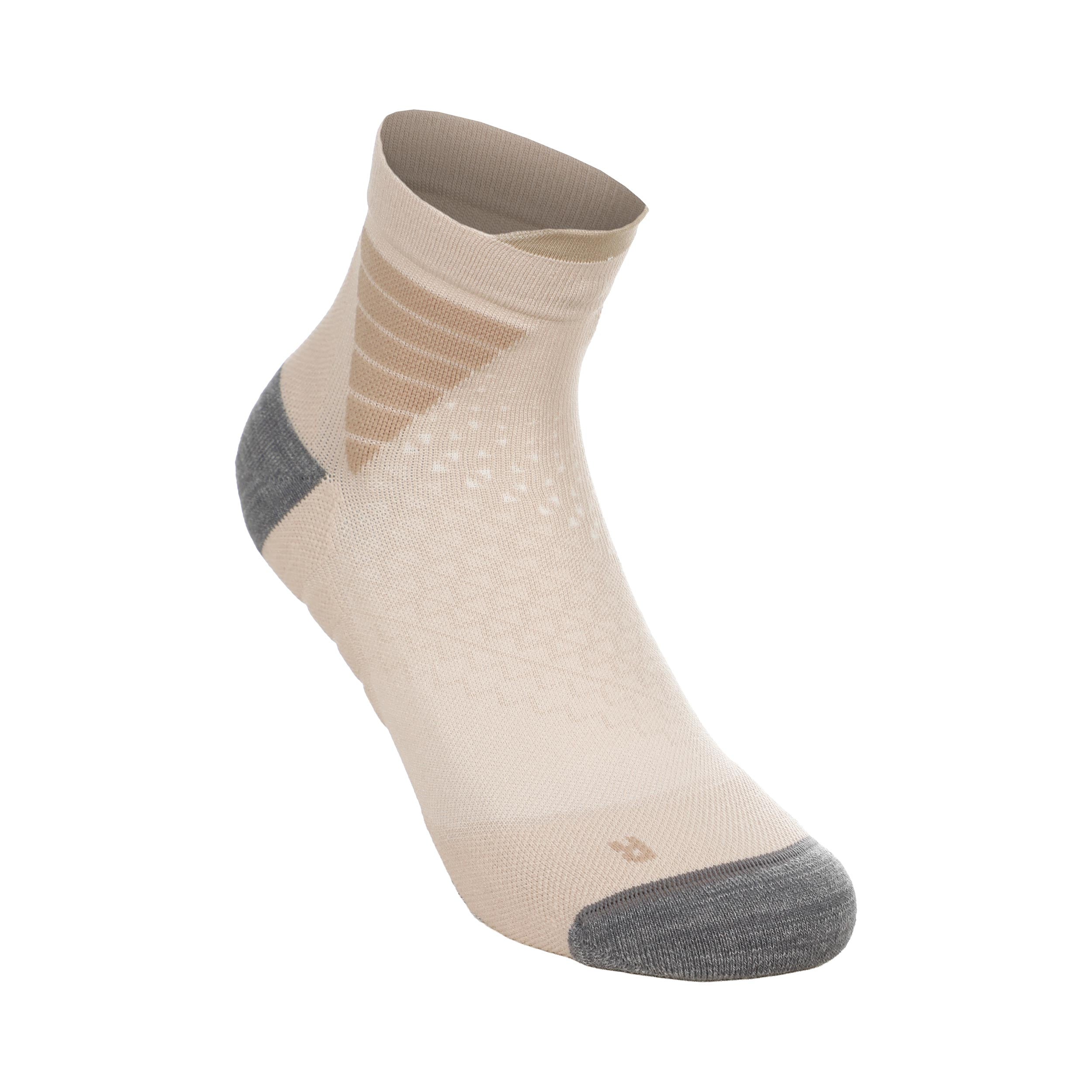 ASICS Elite Fujitrail Quarter  Running socks - béžová