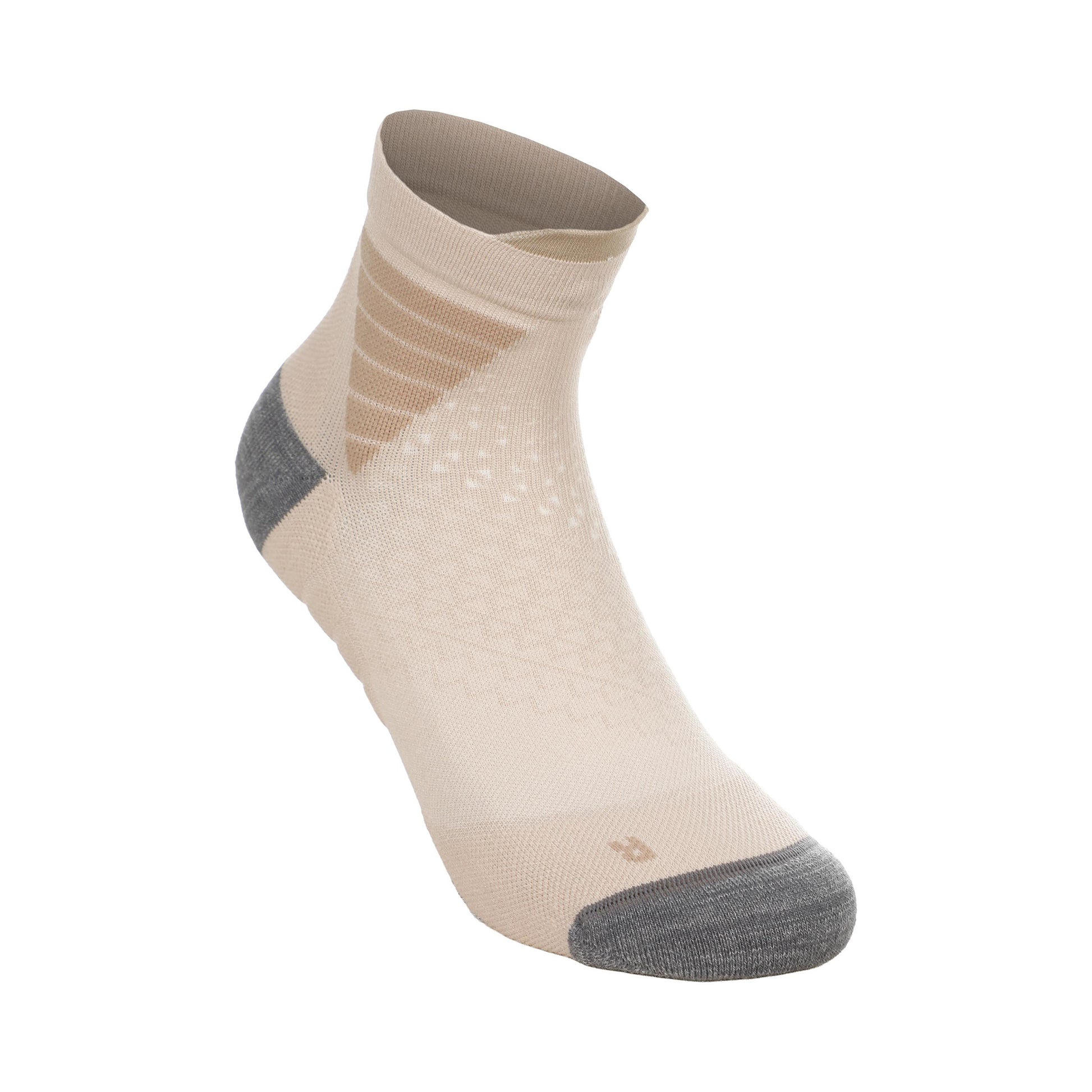 ASICS Elite Fujitrail Quarter  Running socks - béžová