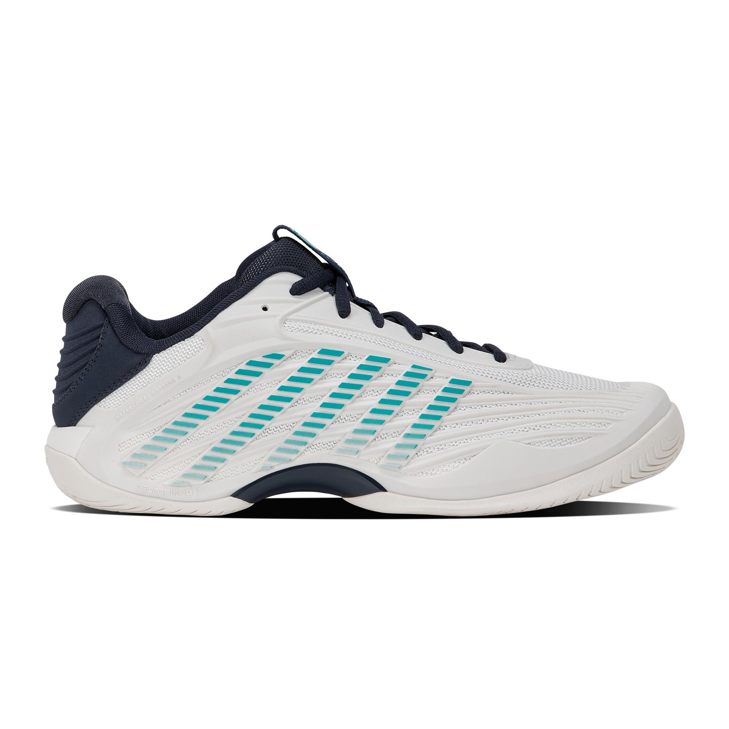 K-Swiss Hypercourt Express 3 Obuv na všechny povrchy Muži - bílá, tyrkysová