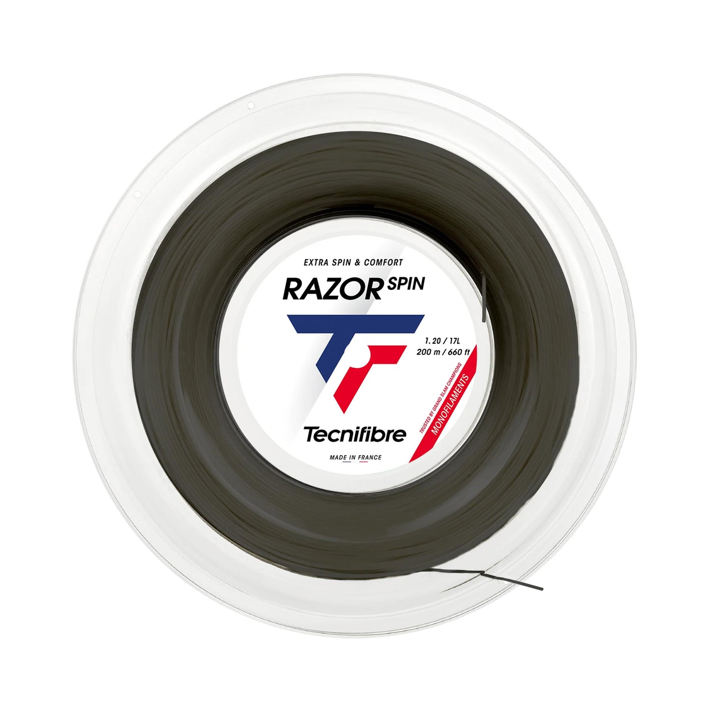 Tecnifibre Razor Spin Výplet - role 200m - černá