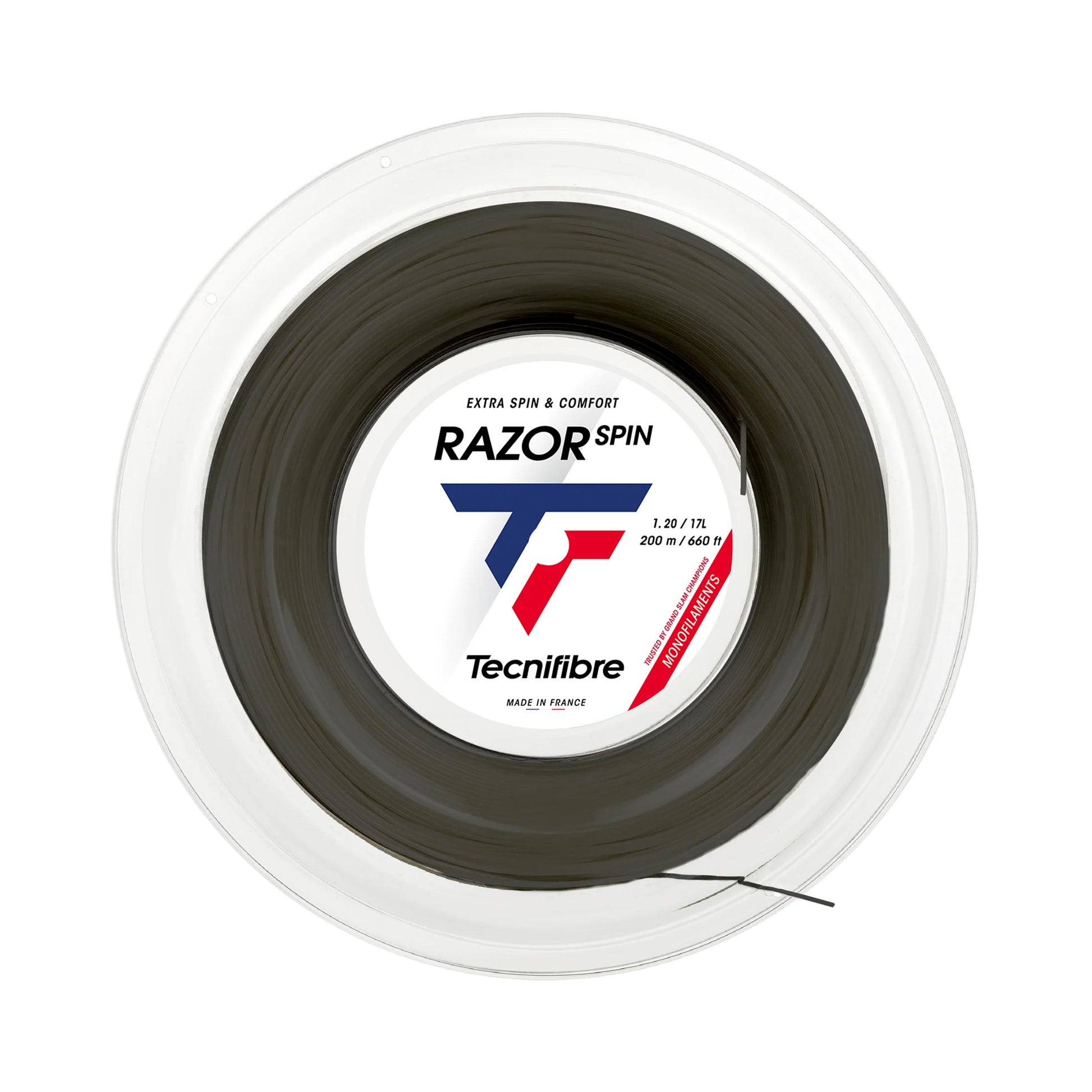Tecnifibre Razor Spin Výplet - role 200m - černá