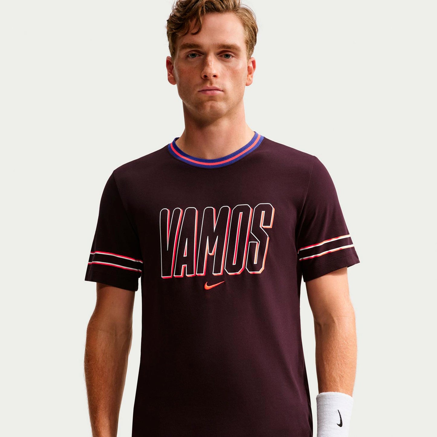 Nike Court Dri-Fit Tričko Muži - červené víno