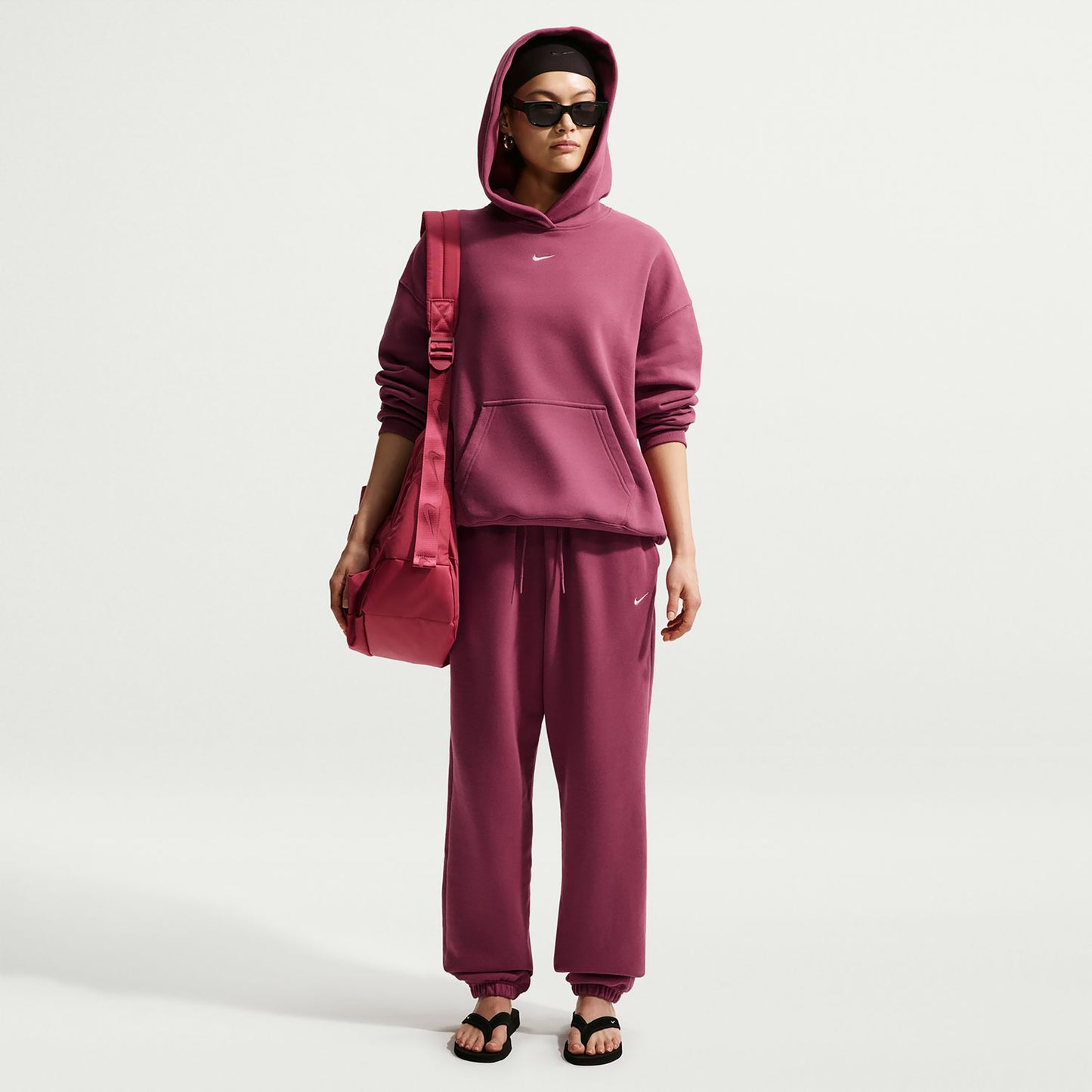 Nike Studio Fleece Tréninkové kalhoty Dámy - vijolična