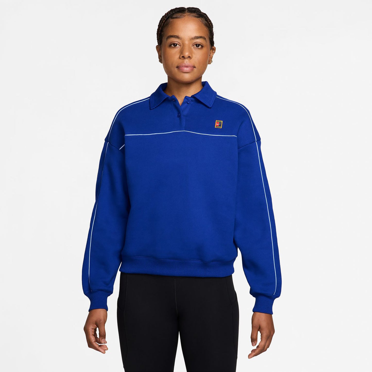 Nike Court S dlouhým rukávem Dámy - tmavě modrá