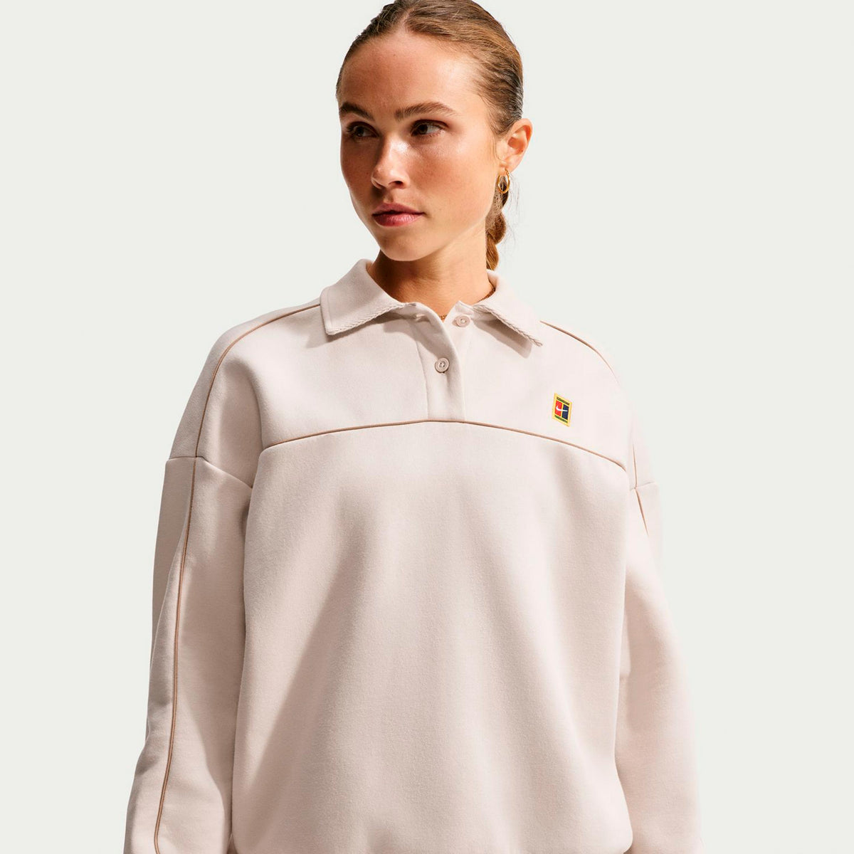 Nike Court S dlouhým rukávem Dámy - krémová