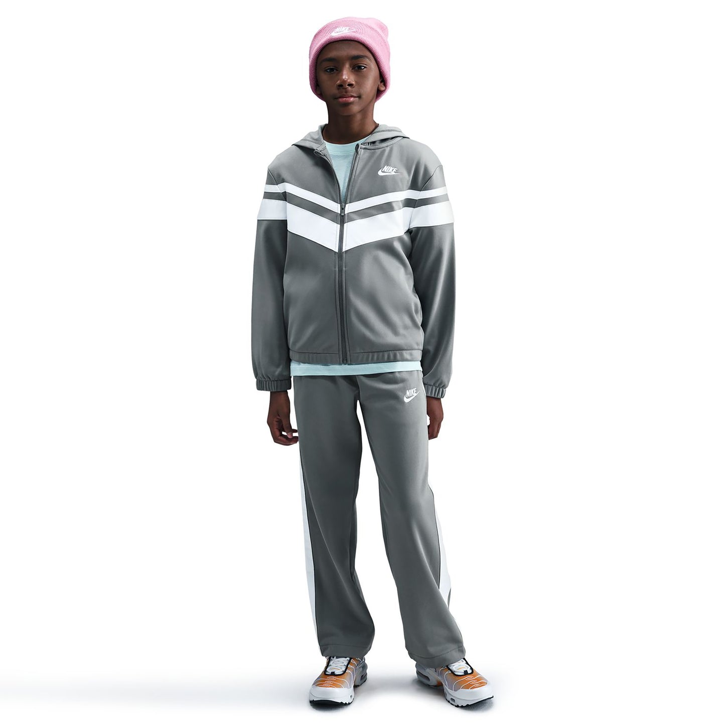 Nike Sportswear Tréninkový souprava Děti - šedá, bílá