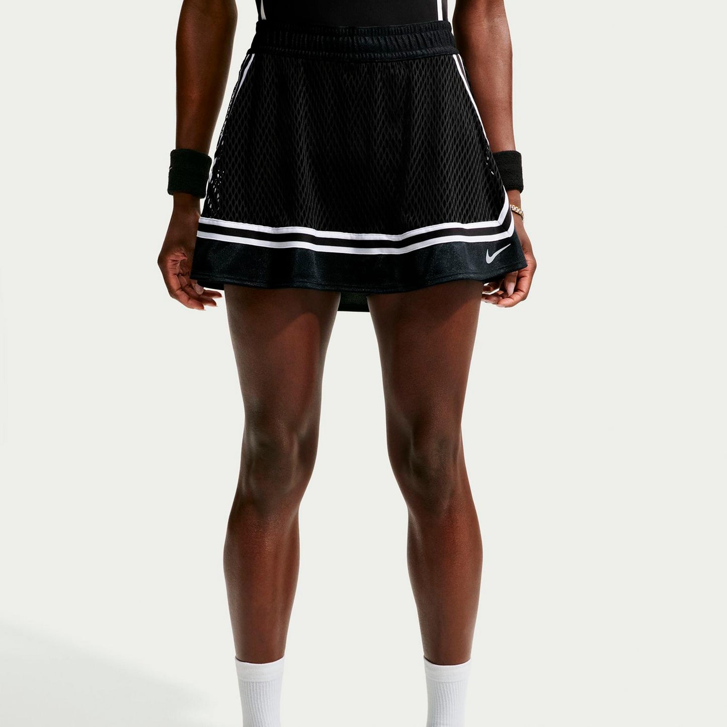 Nike Court Slam Sukně Dámy - černá, bílá