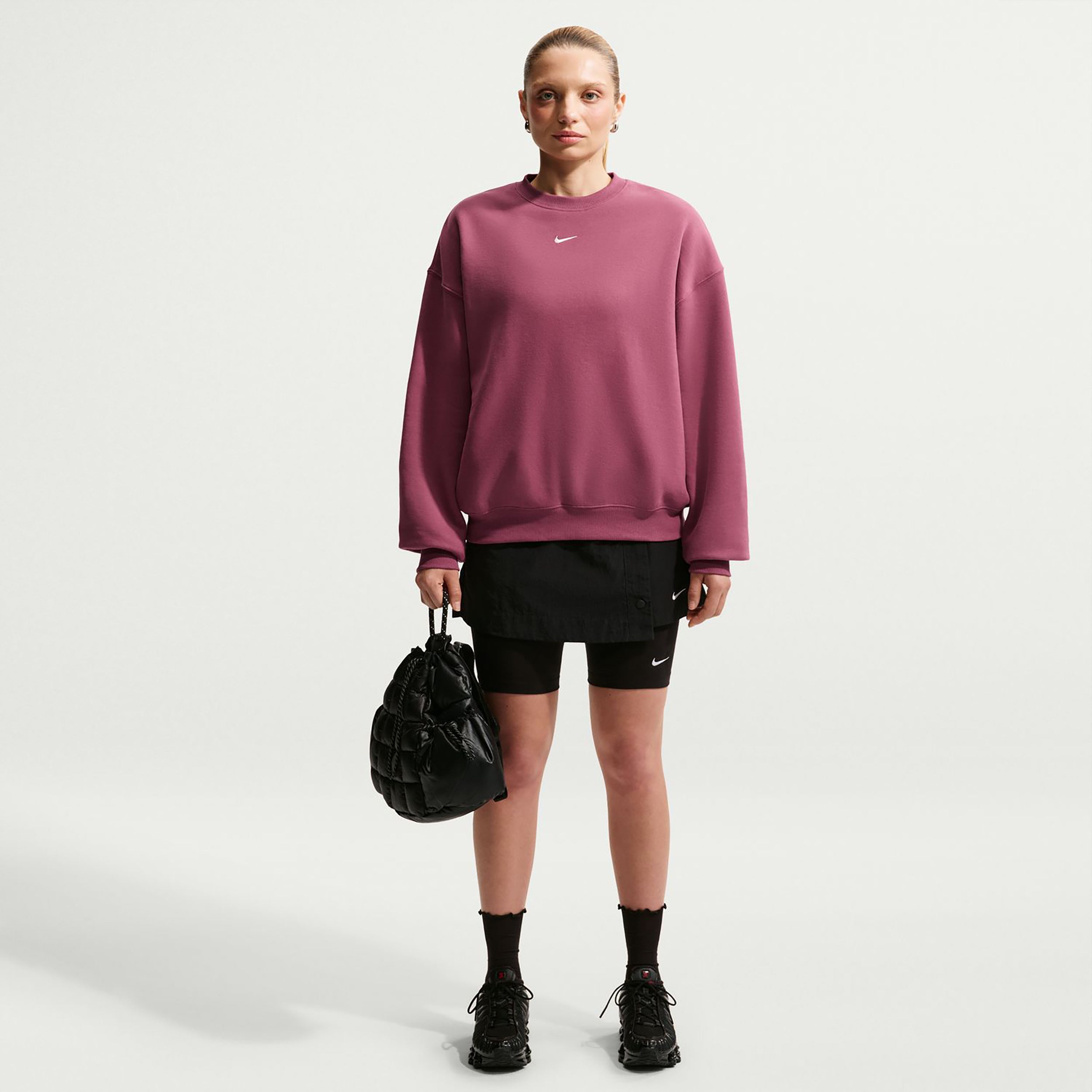 Nike Studio Fleece Mikina Dámy - vijolična