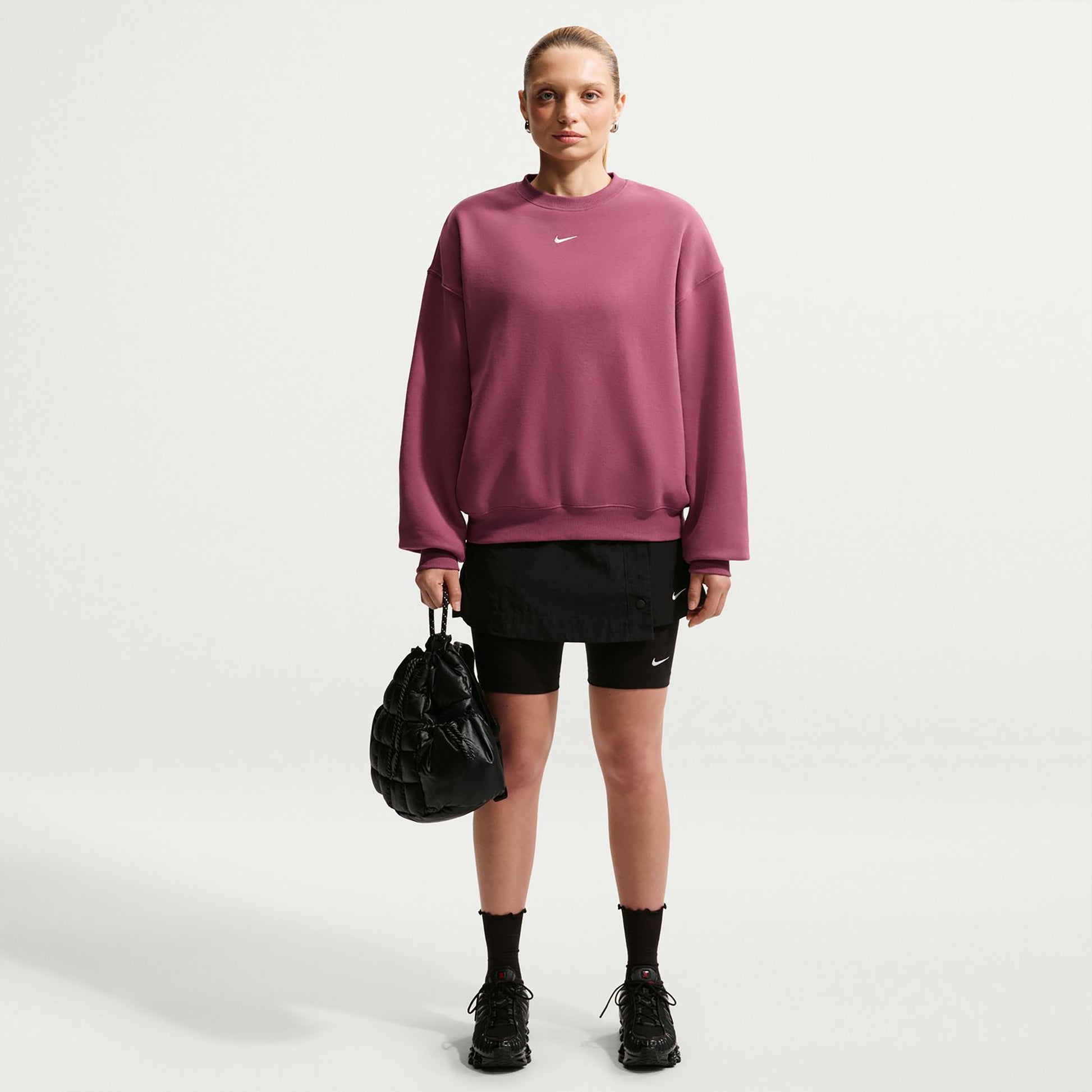 Nike Studio Fleece Mikina Dámy - vijolična