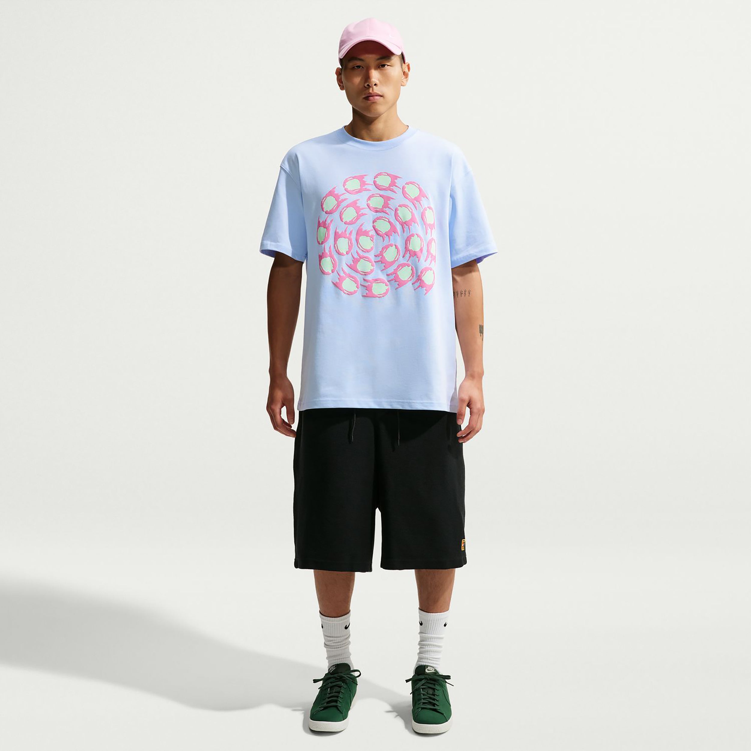 Nike Sportswear Tričko Muži - světle modrá