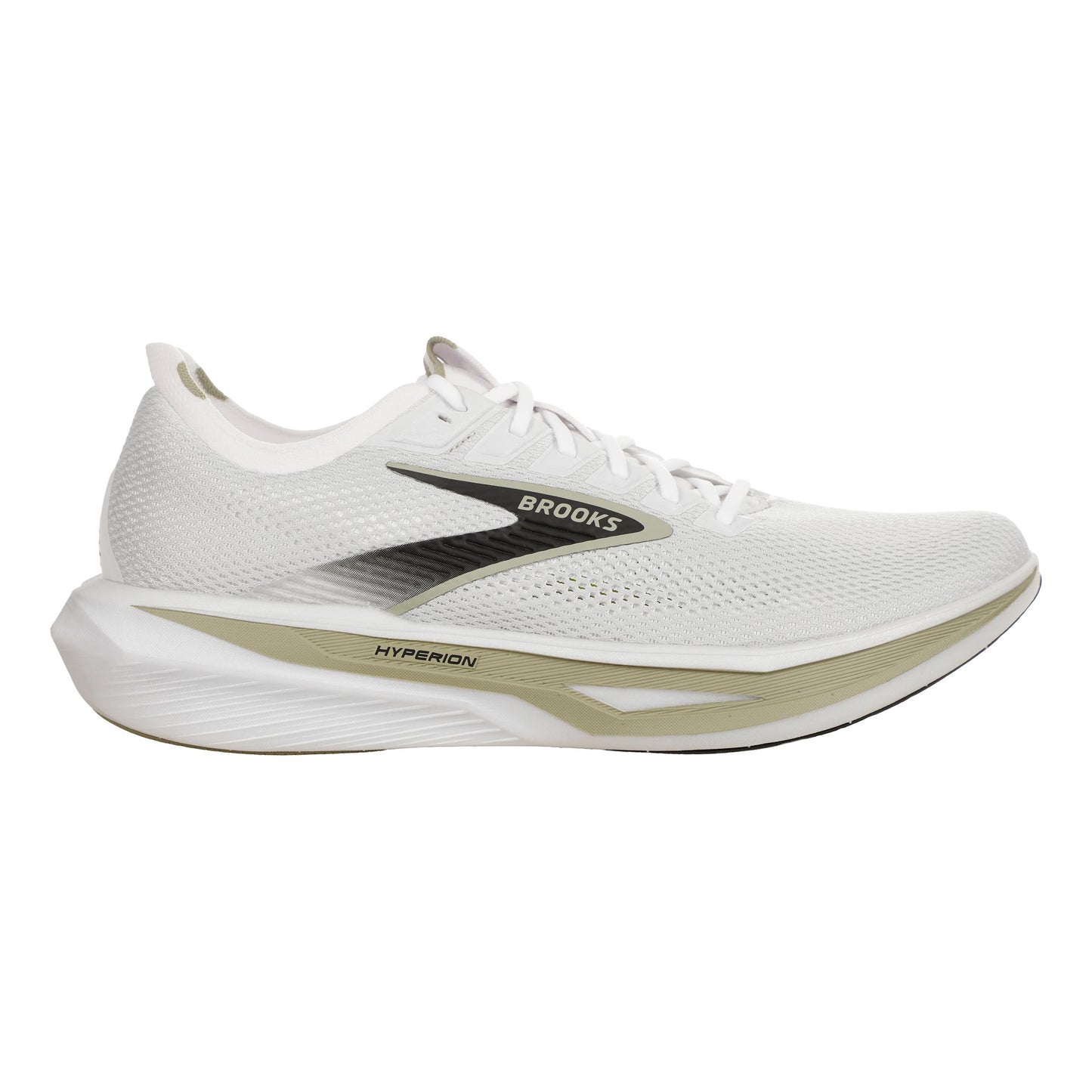 Brooks Hyperion 3 Neutrální obuv Muži - bílá, olivová