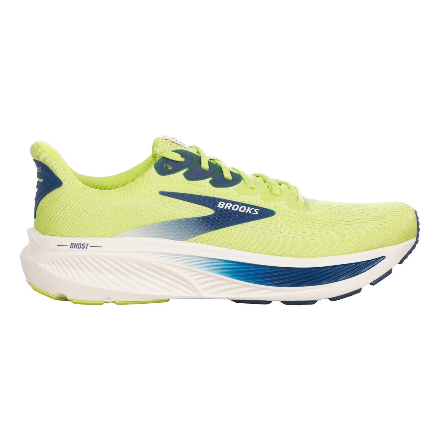 Brooks Ghost 17 Neutrální obuv Muži - limetková, modrá