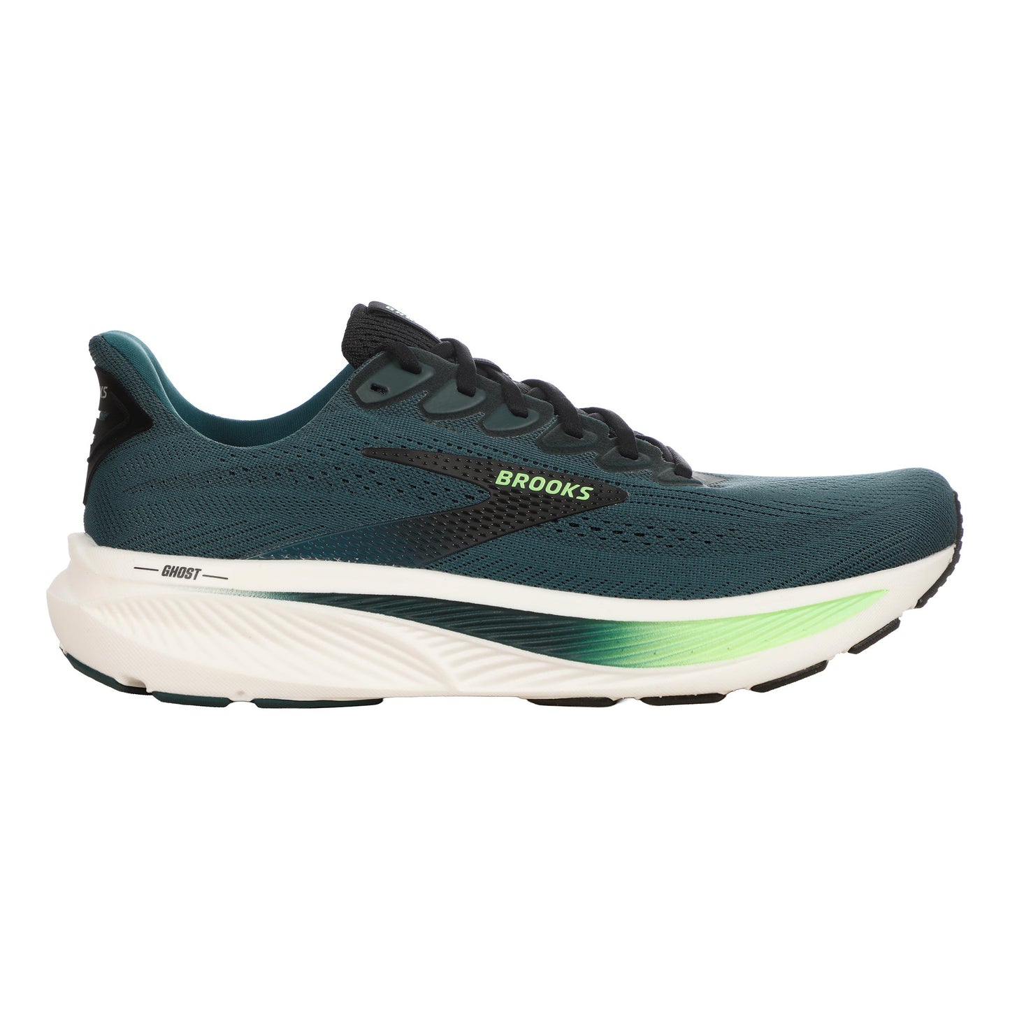 Brooks Ghost 17 Neutrální obuv Muži - tmavě zelená, černá