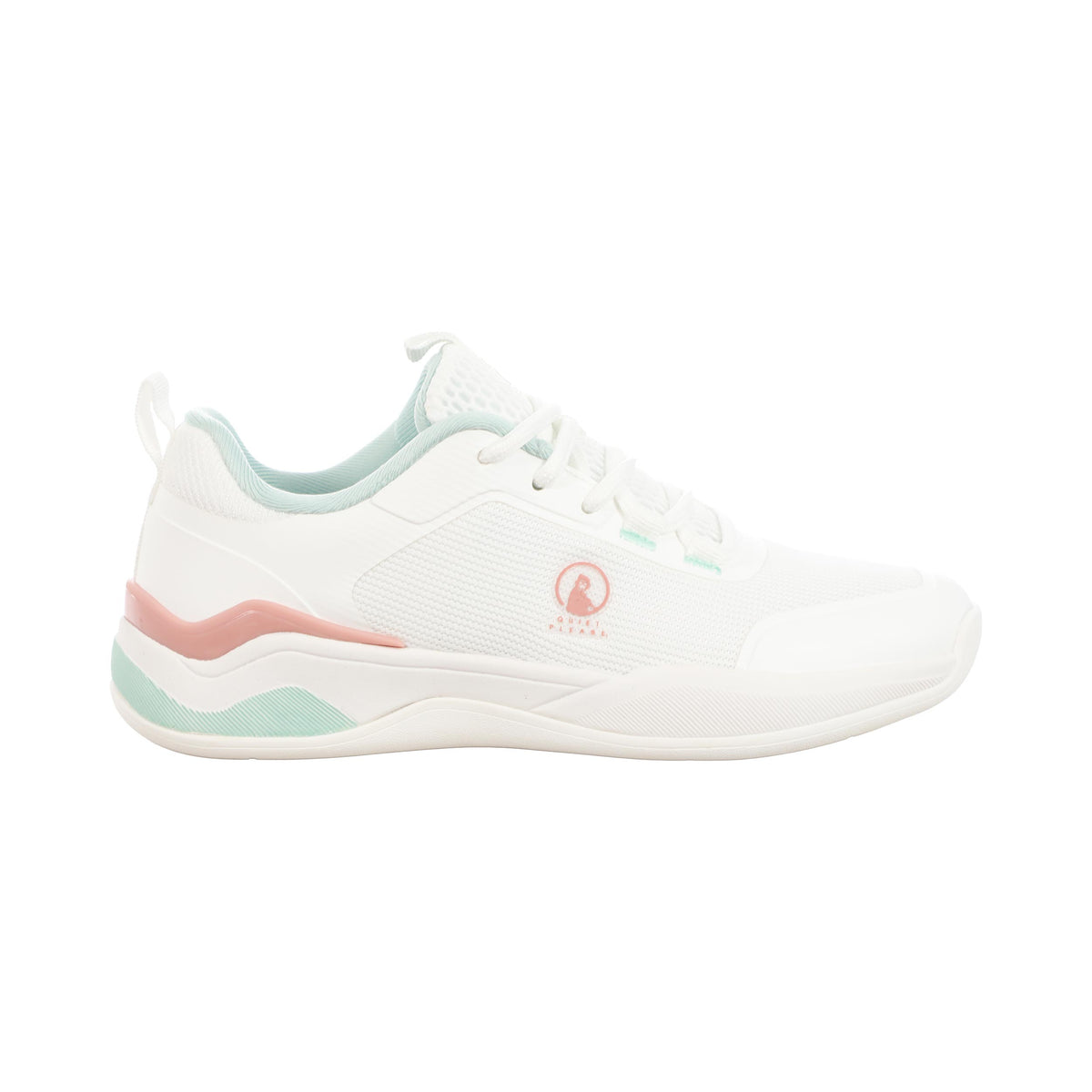 Quiet Please Carpet Champ Obuv na koberce Dívky - bílá, tyrkysová