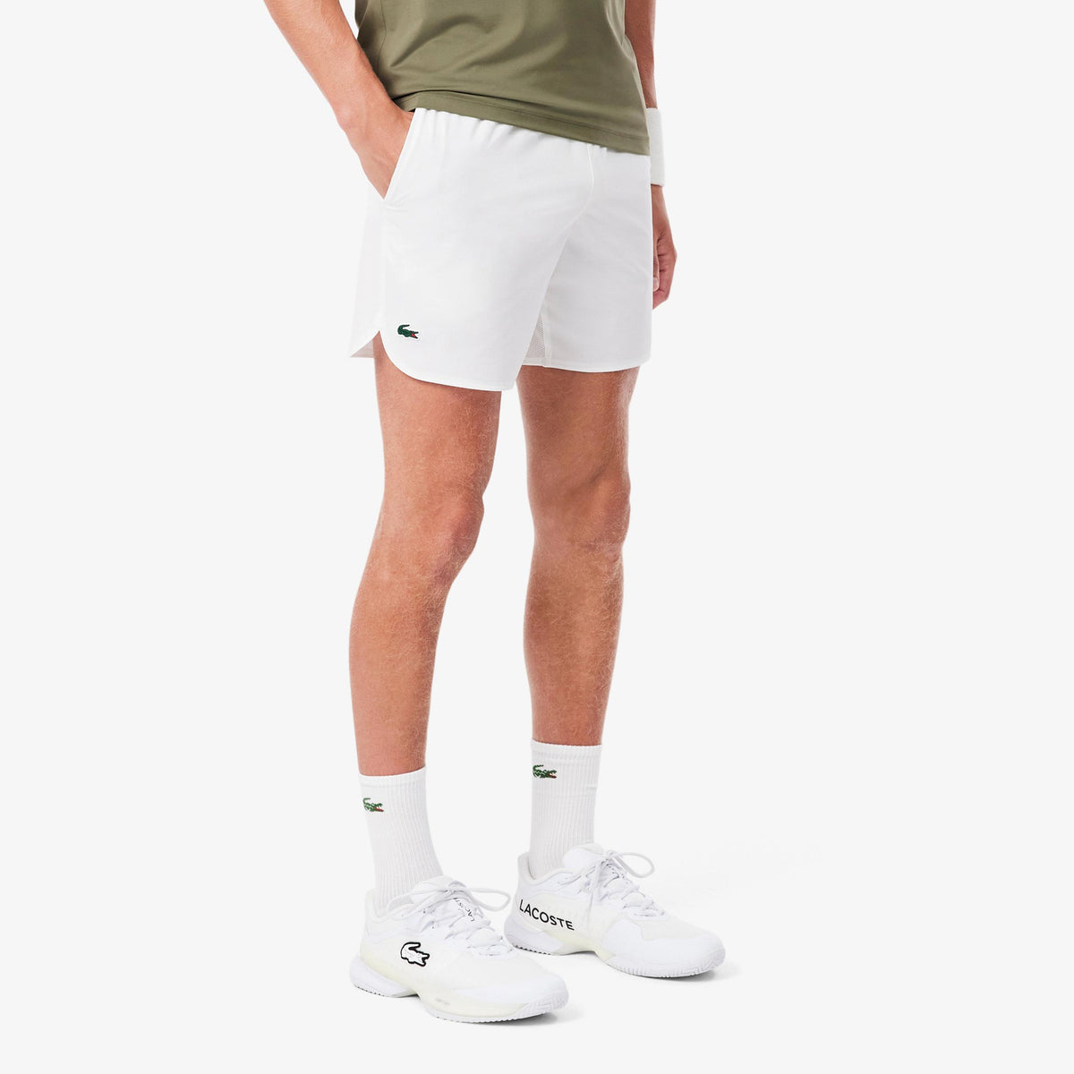 Lacoste Šortky Muži - bílá