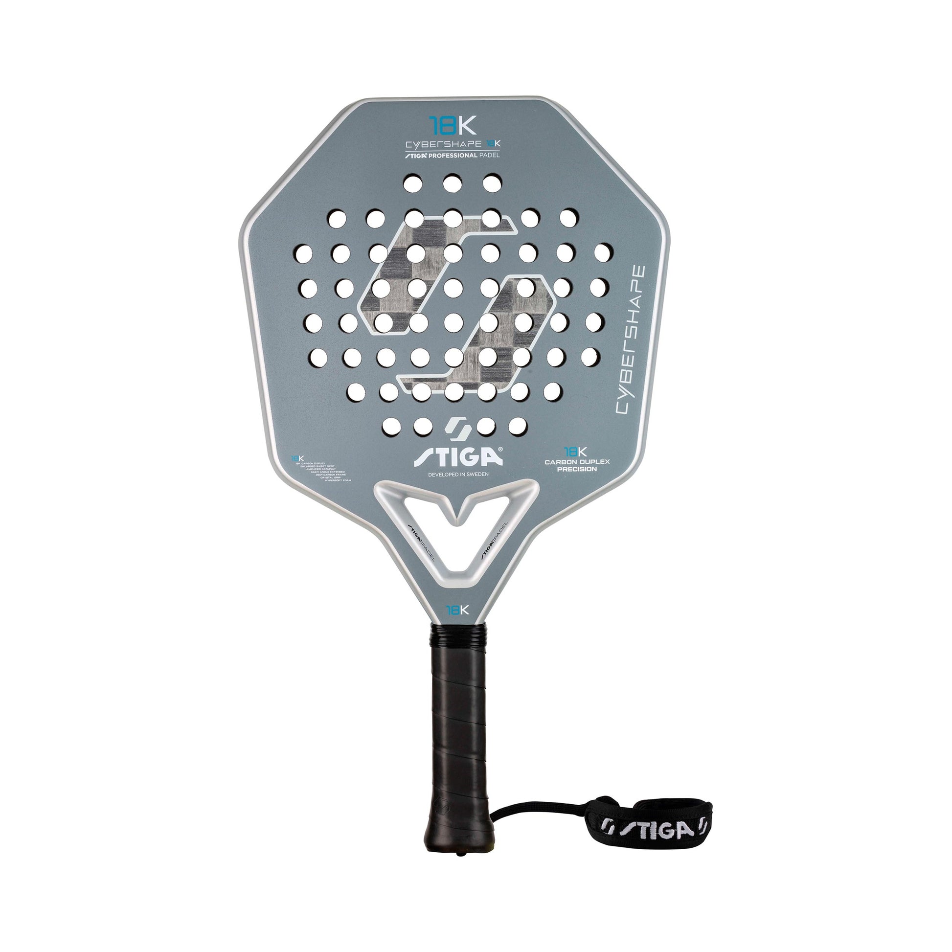 Stiga 18K 2 Cybershape Padelová raketa