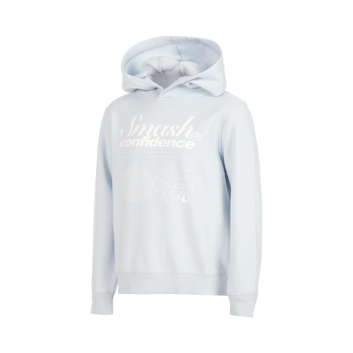 Quiet Please Confidence Loose Fit Hoody Děti - světle modrá
