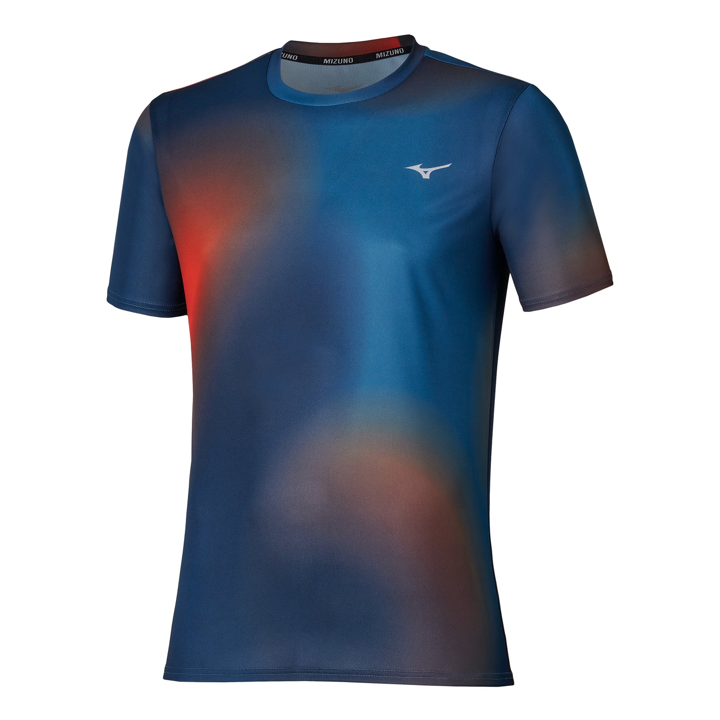 Mizuno Core Graphic Bežecké tričko Muži - oranžová, modrá