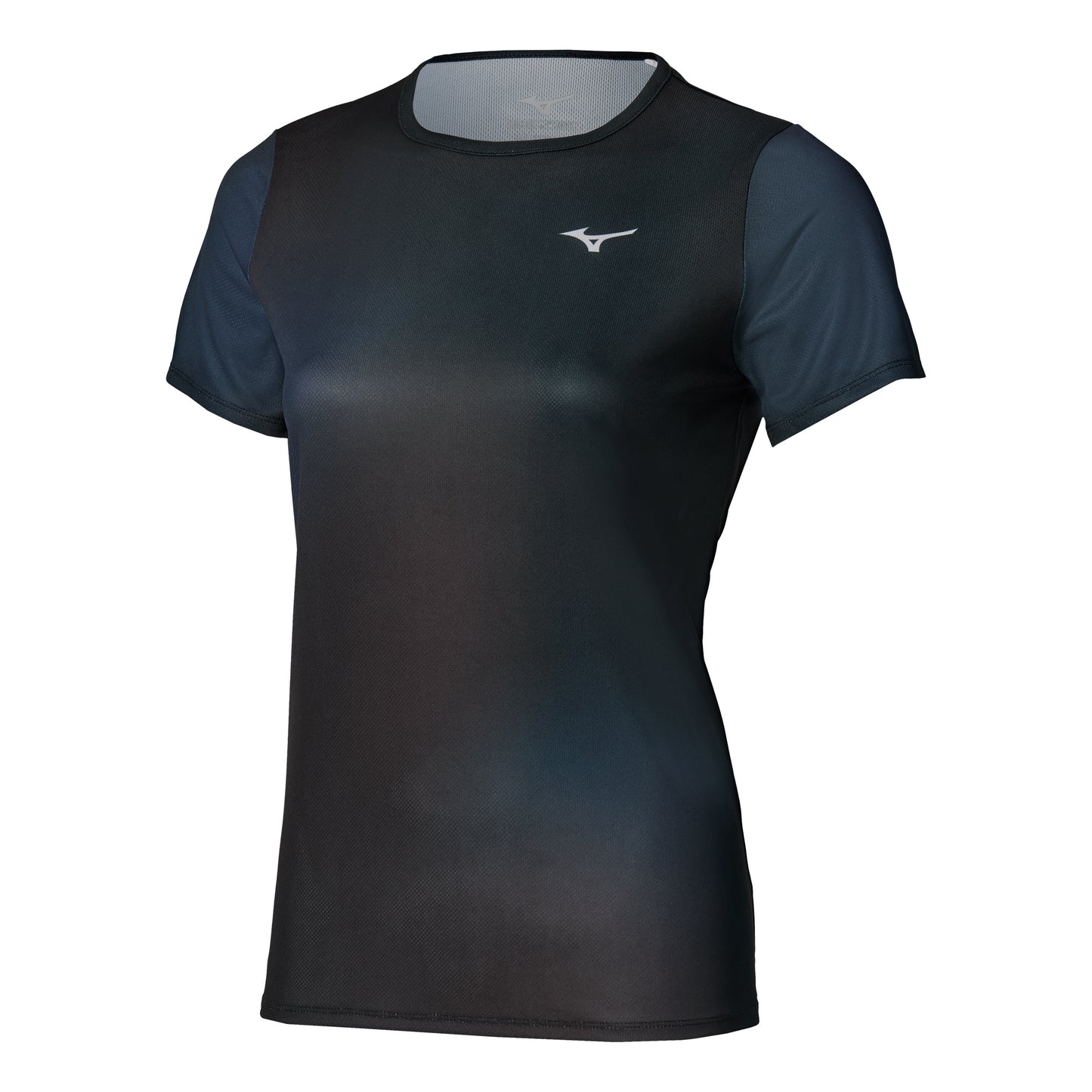 Mizuno Core Graphic Bežecké tričko Dámy - černá, modrá
