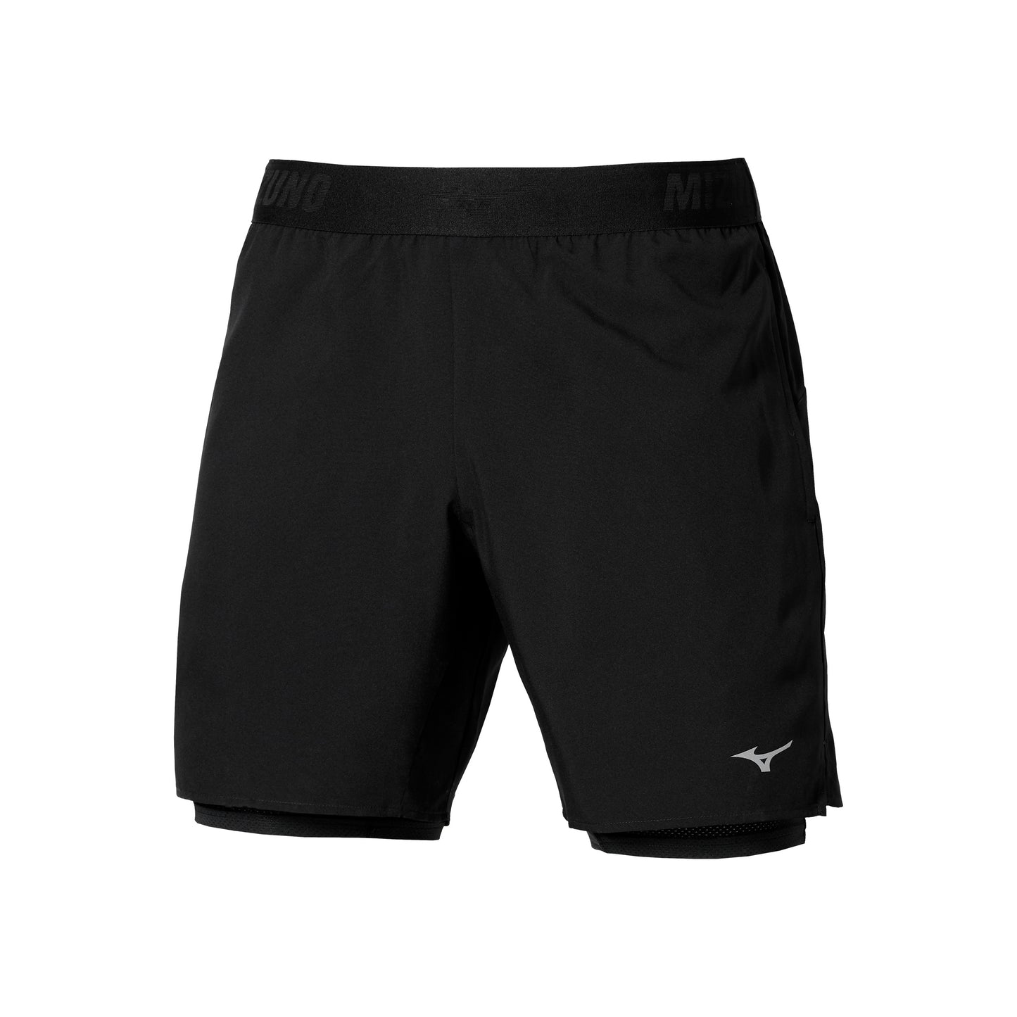 Mizuno Core 5,5in 2in1 Bežecké šortky Muži - černá