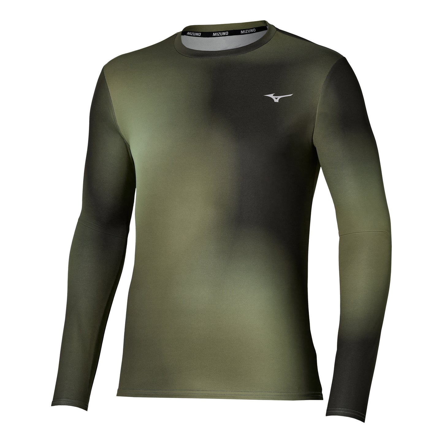 Mizuno Core Graphic Bežecké tričko Muži - tmavě zelená, olivová