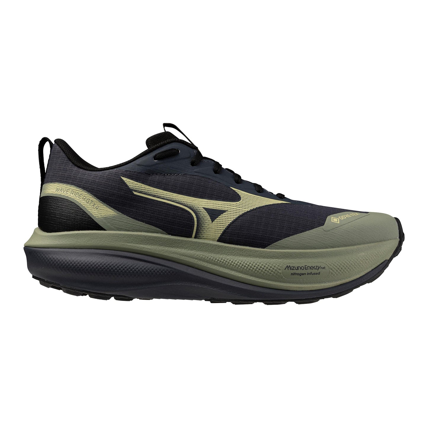 Mizuno Wave Rider GTX 4  Obuv pro měkčí povrch,žádný asfalt Muži - šalvia, tmavě modrá
