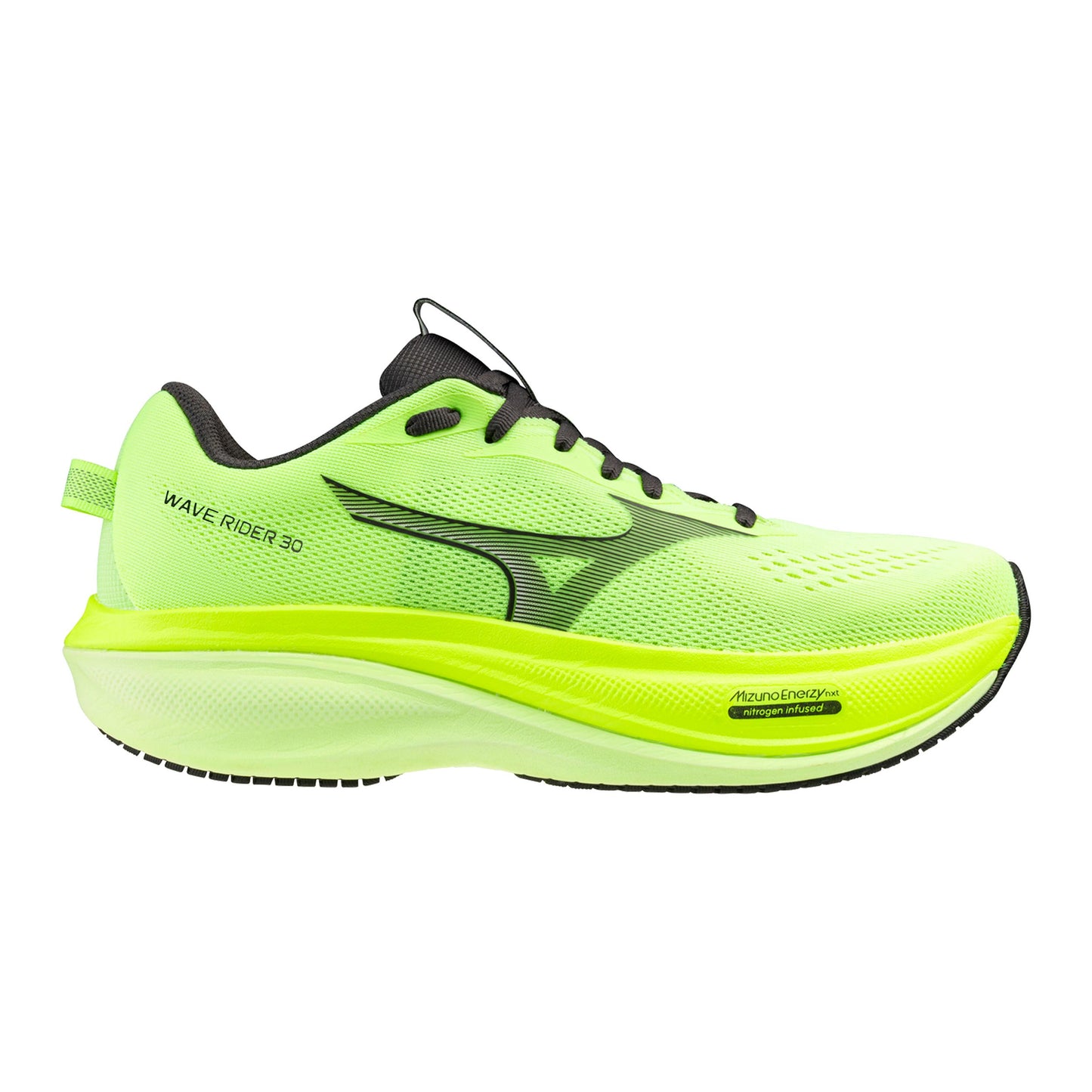 Mizuno Wave Rider 30  Neutrální obuv Muži - neonově žlutá, černá