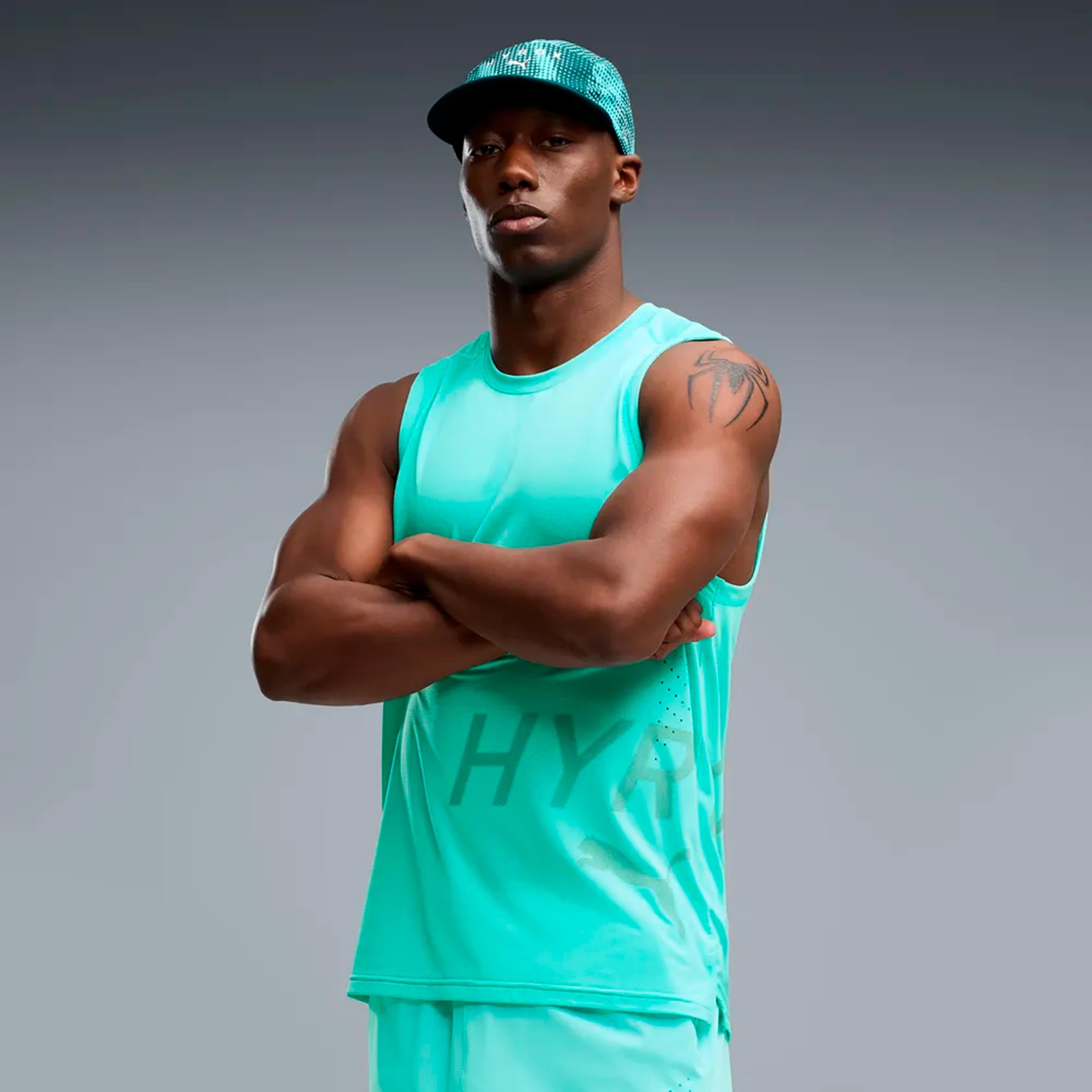 Puma HYROX PWRMODE Training  Bežecké tričko Muži - mätová