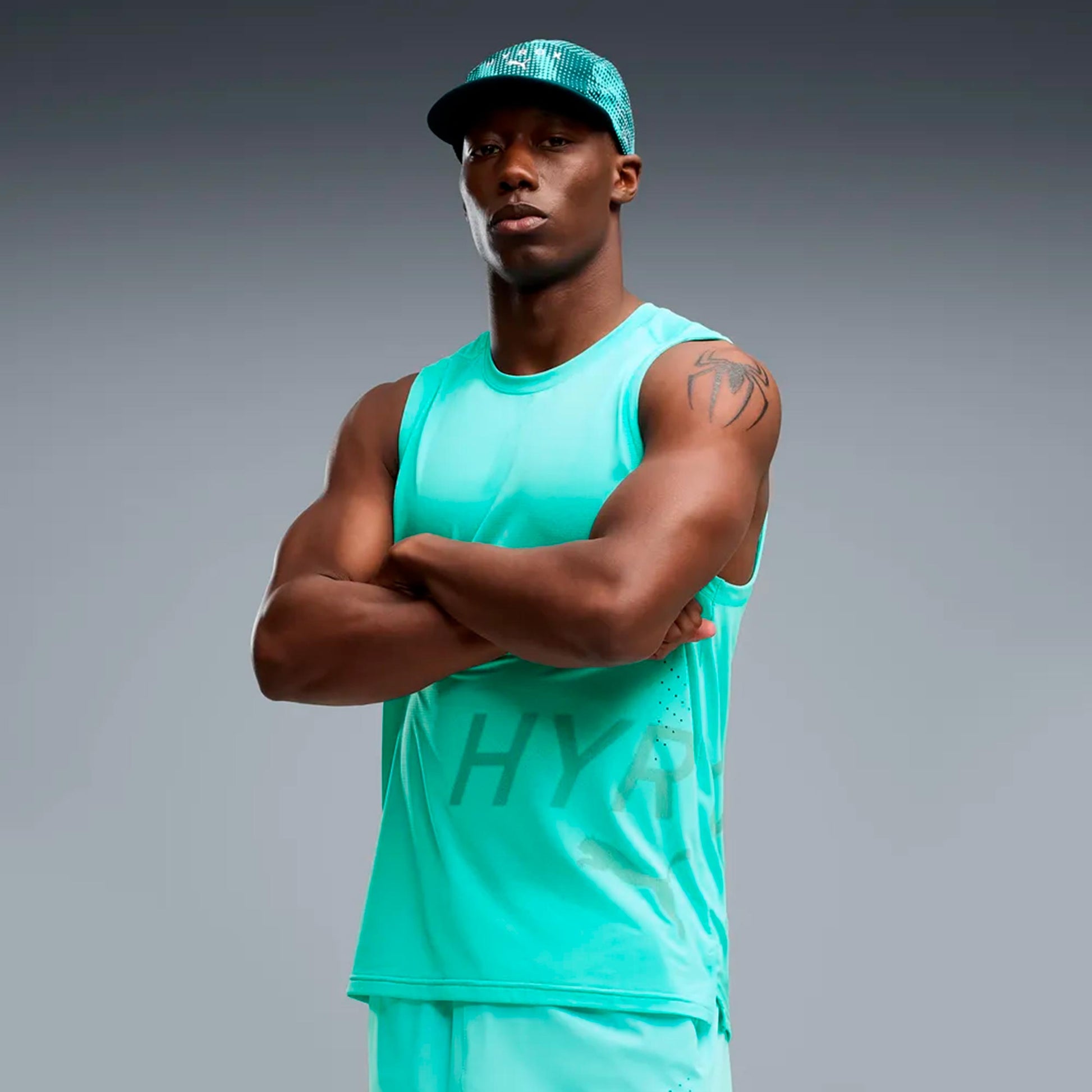 Puma HYROX PWRMODE Training  Bežecké tričko Muži - mätová