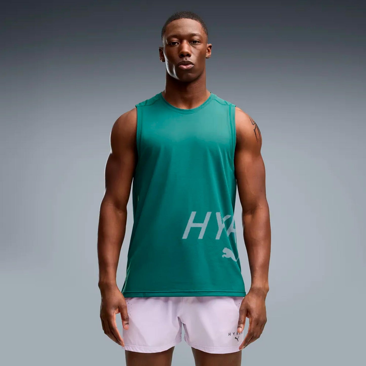 Puma HYROX PWRMODE Training  Bežecké tričko Muži - zelená