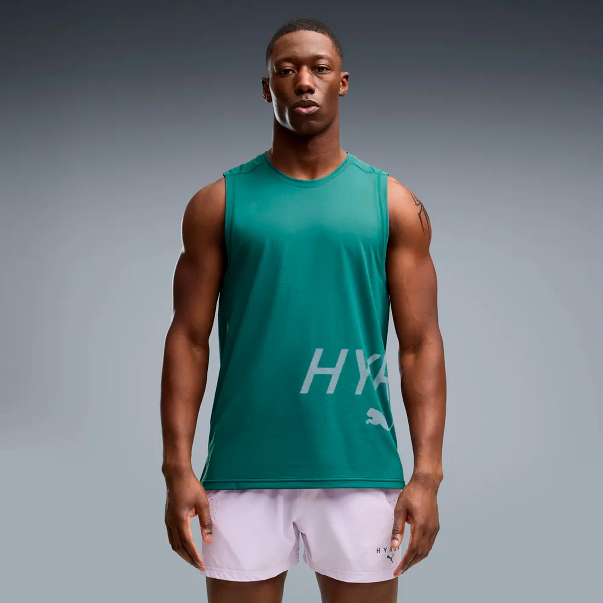 Puma HYROX PWRMODE Training  Bežecké tričko Muži - zelená