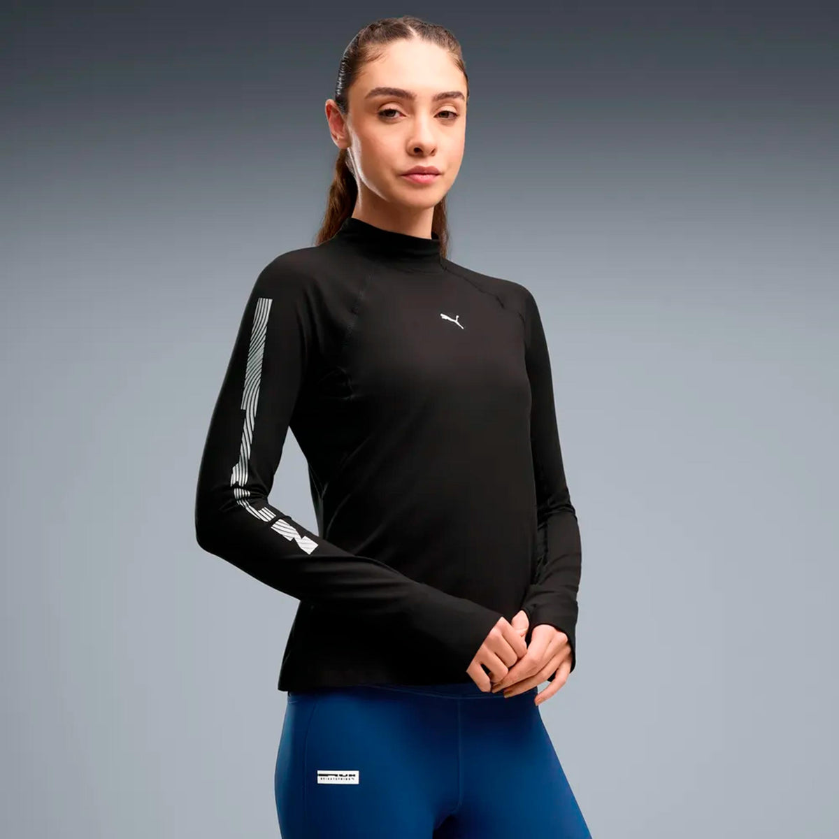Puma Brightstride Cloudspun  Bežecké tričko Dámy - černá