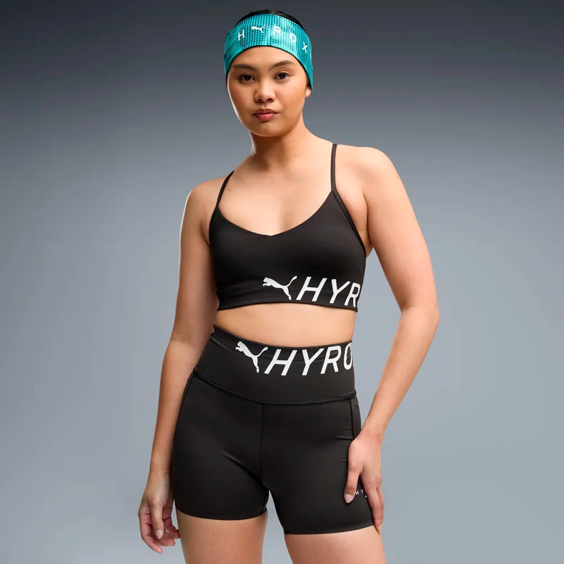 Puma HYROX Strappy PWRMODE  Sportovní podprsenka Dámy - černá