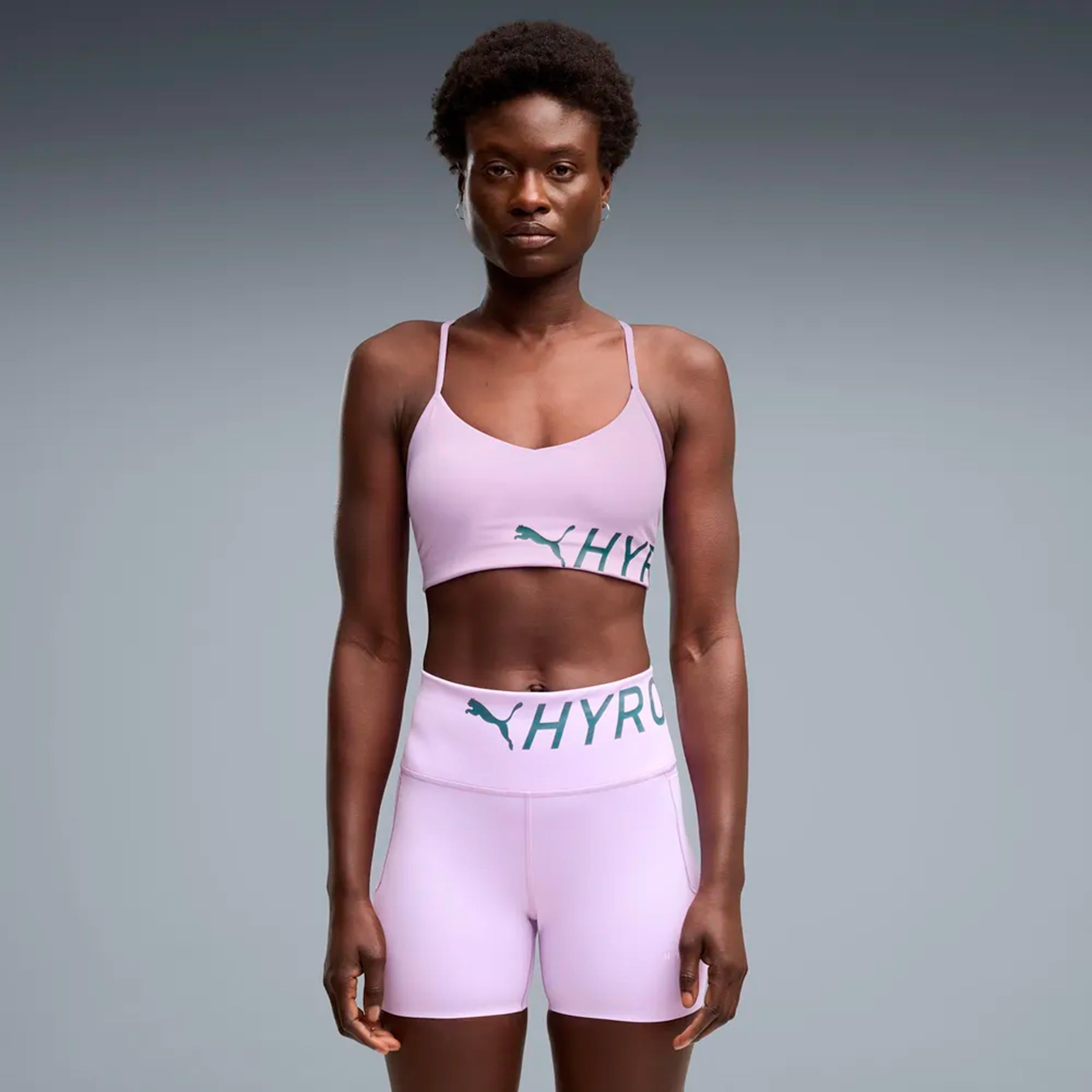 Puma HYROX Strappy PWRMODE  Sportovní podprsenka Dámy - šeříková