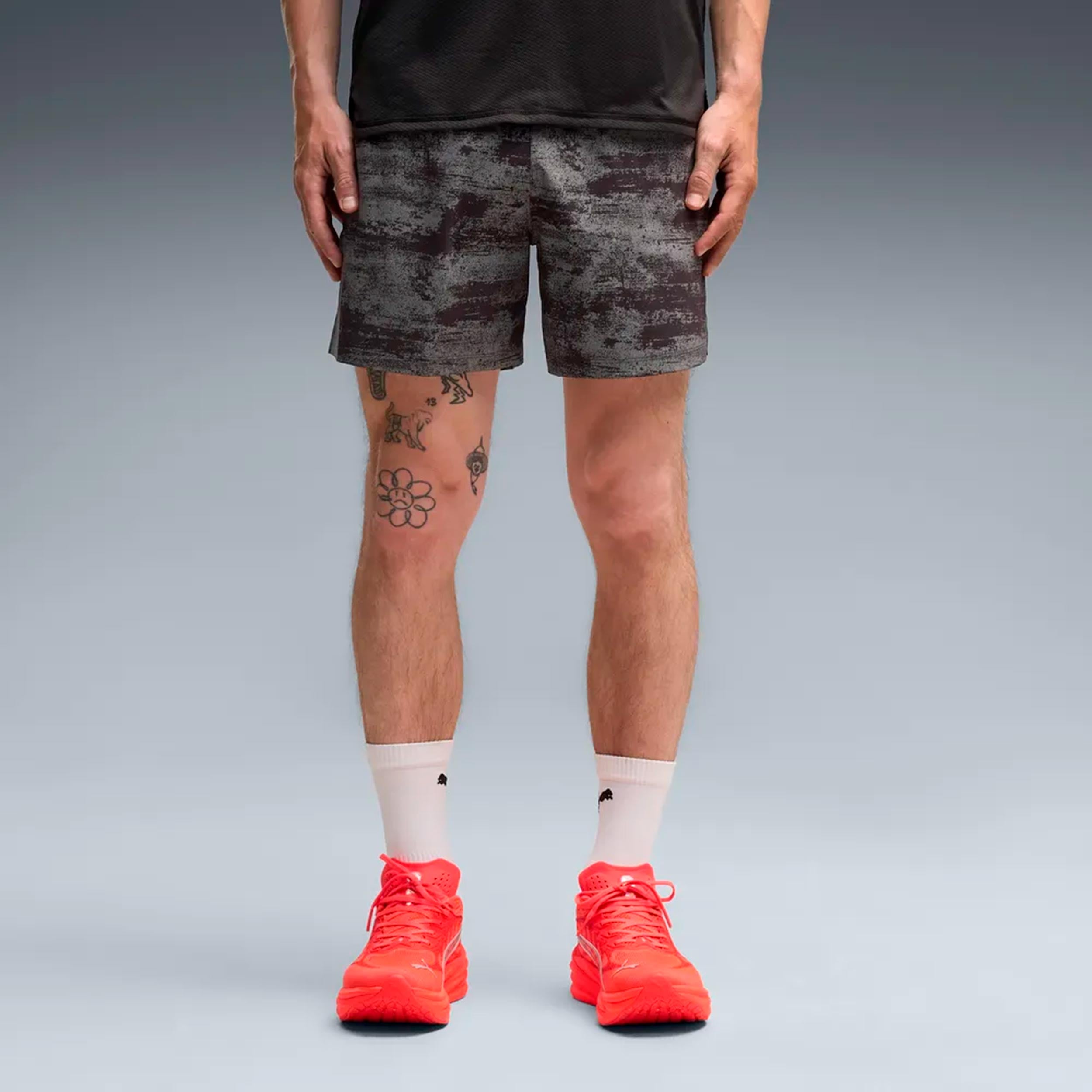 Puma Dreamrun Brightstride AOP 5in  Bežecké šortky Muži - černá