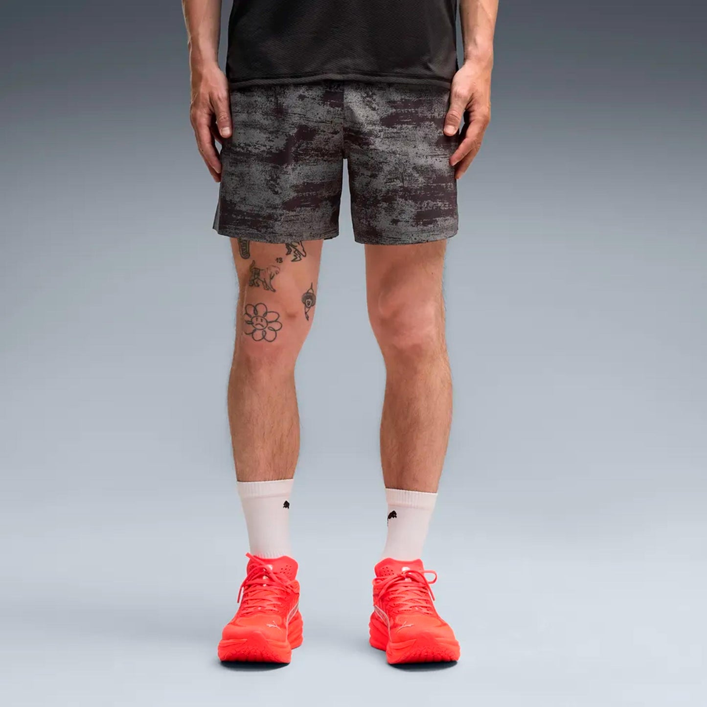 Puma Dreamrun Brightstride AOP 5in  Bežecké šortky Muži - černá
