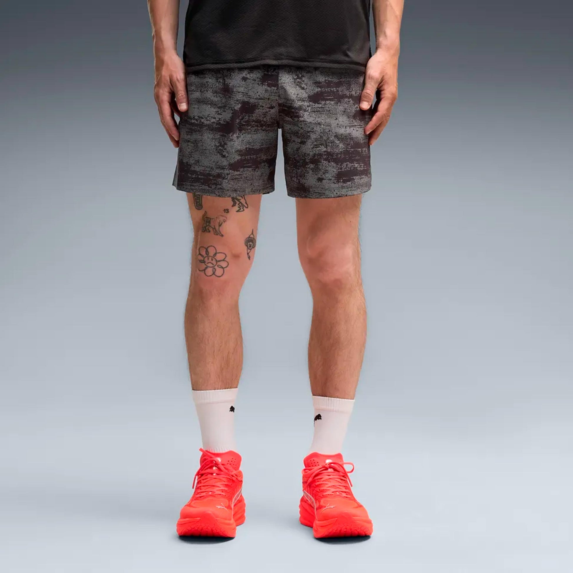 Puma Dreamrun Brightstride AOP 5in  Bežecké šortky Muži - černá