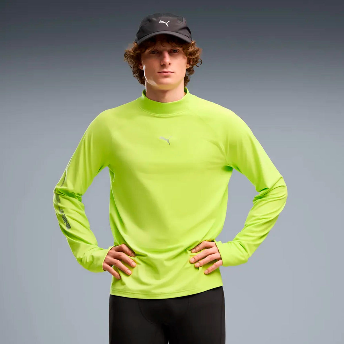 Puma Brightstride Cloudspun  Bežecké tričko Muži - limetková