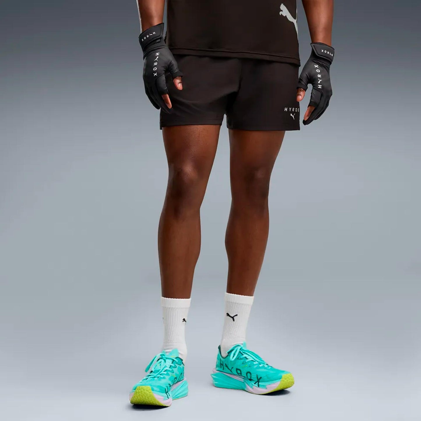 Puma HYROX PWRMODE 5in  Bežecké šortky Muži - černá
