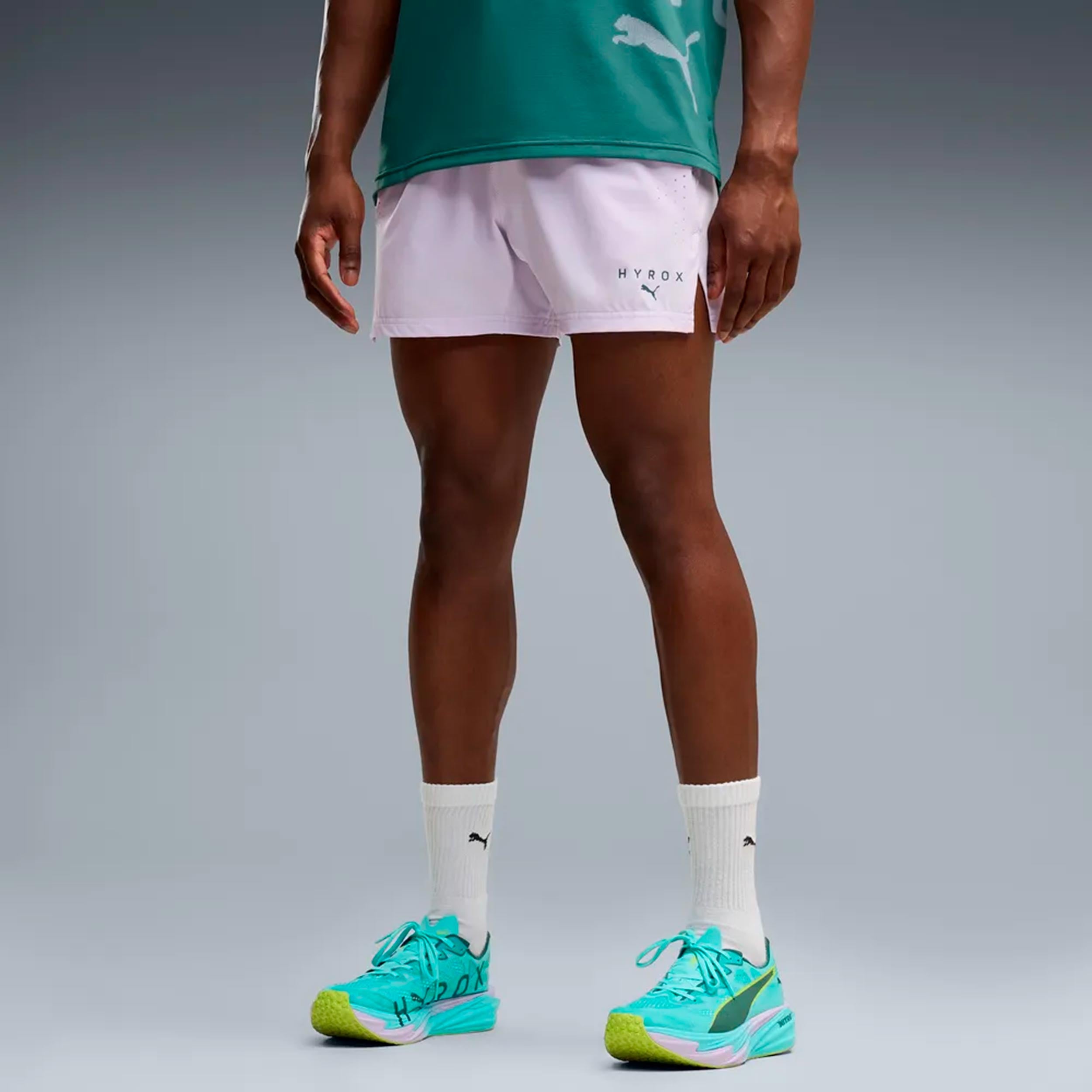 Puma HYROX PWRMODE 5in  Bežecké šortky Muži - šeříková