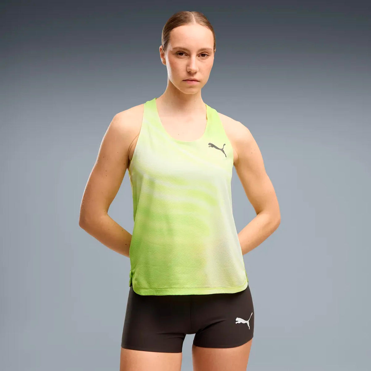 Puma Lightspeed Graphic  Bežecké tričko Dámy - limetková